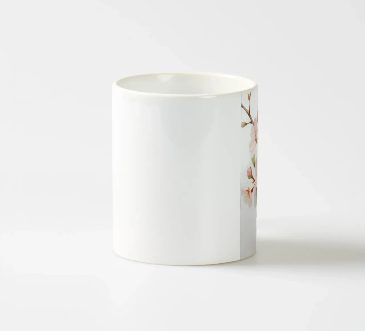 Acquerello sui fiori di ciliegio tazza in ceramica da Bloom And Brush