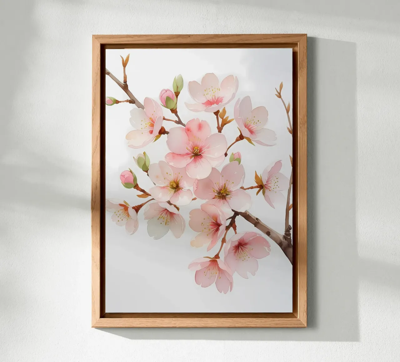 Acquerello sui fiori di ciliegio pannello forex da Bloom And Brush