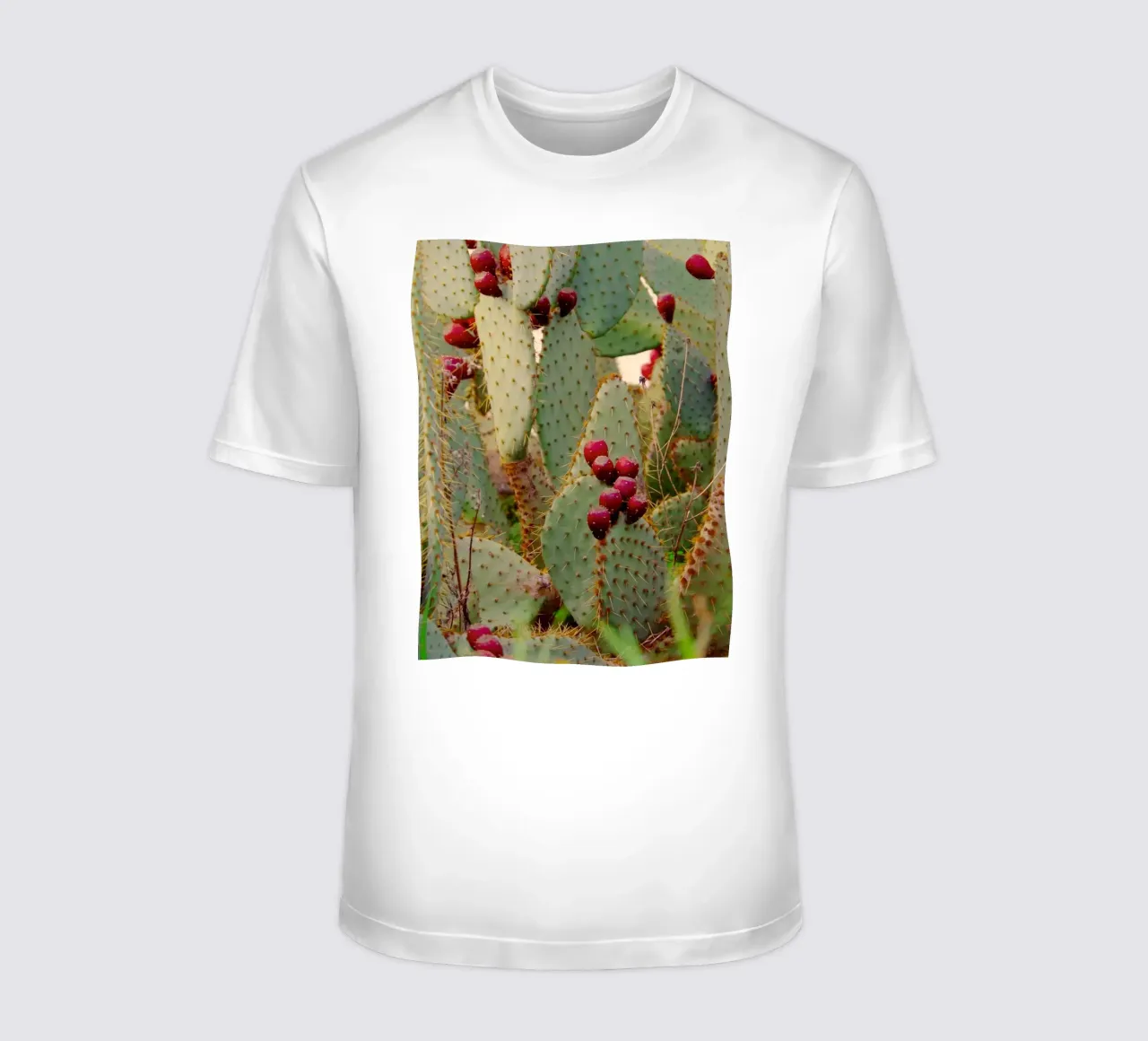 Cactus with prickly pears t-shirt da Fjöllart