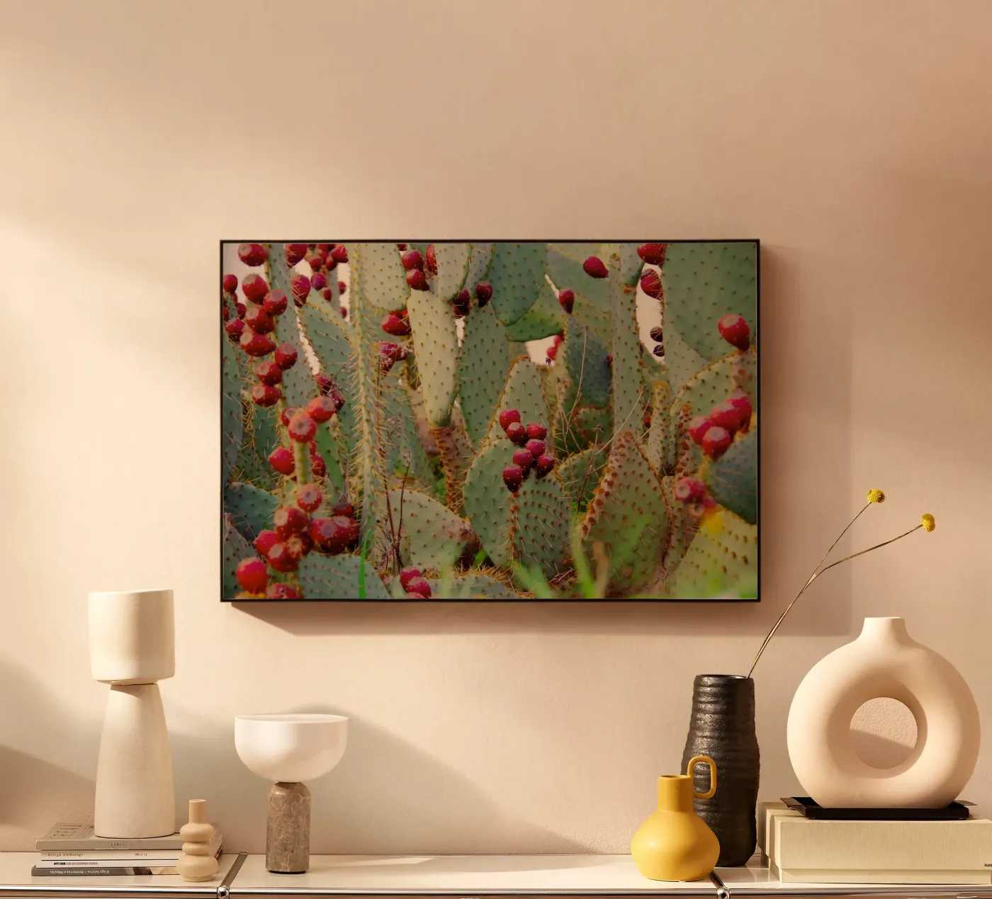 Cactus with prickly pears plexiglass da Fjöllart