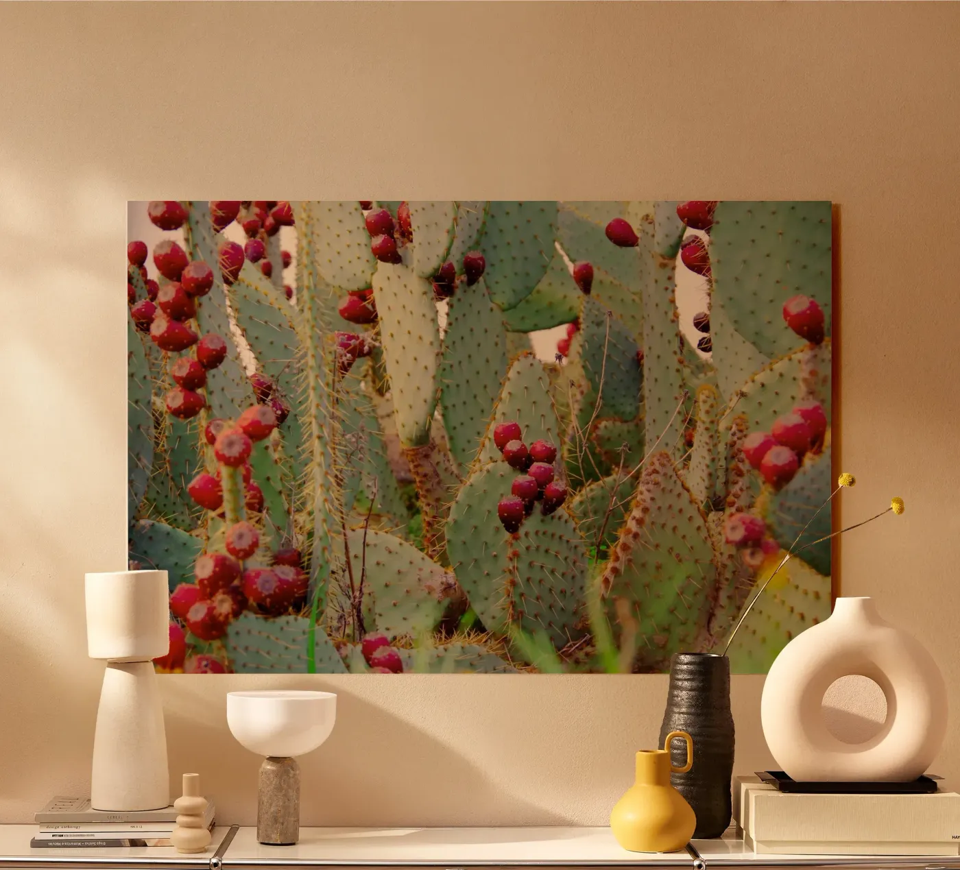 Cactus with prickly pears plexiglass da Fjöllart