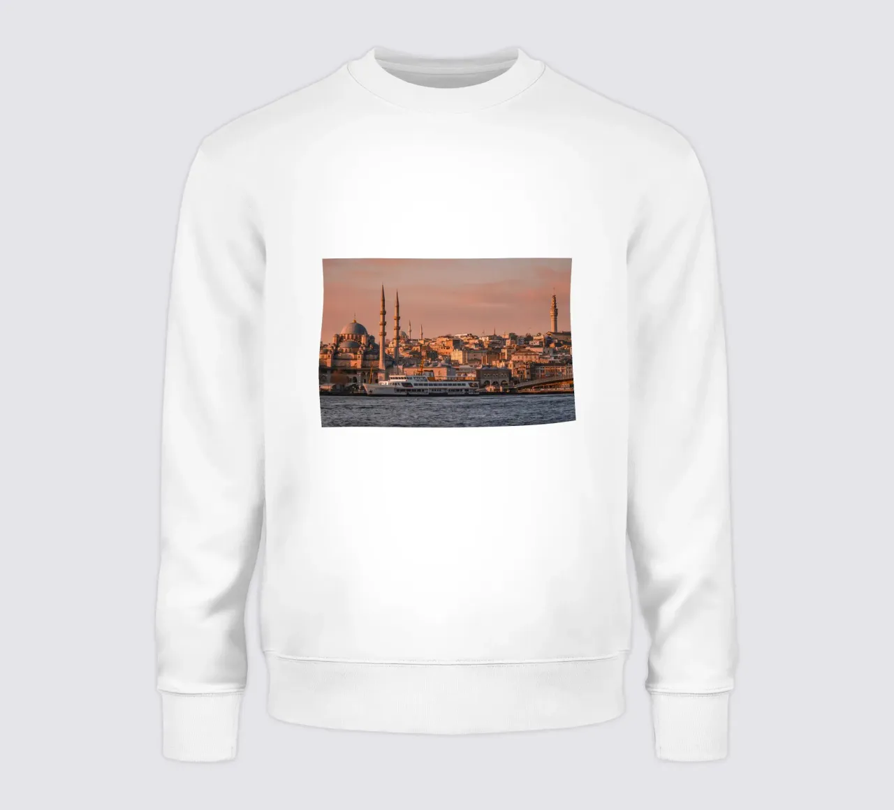 Skyline dell'alba di Istanbul, Turchia felpa da mbgraphx2