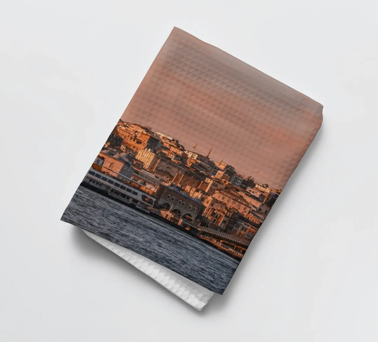 Skyline dell'alba di Istanbul, Turchia canovaccio da cucina da mbgraphx2