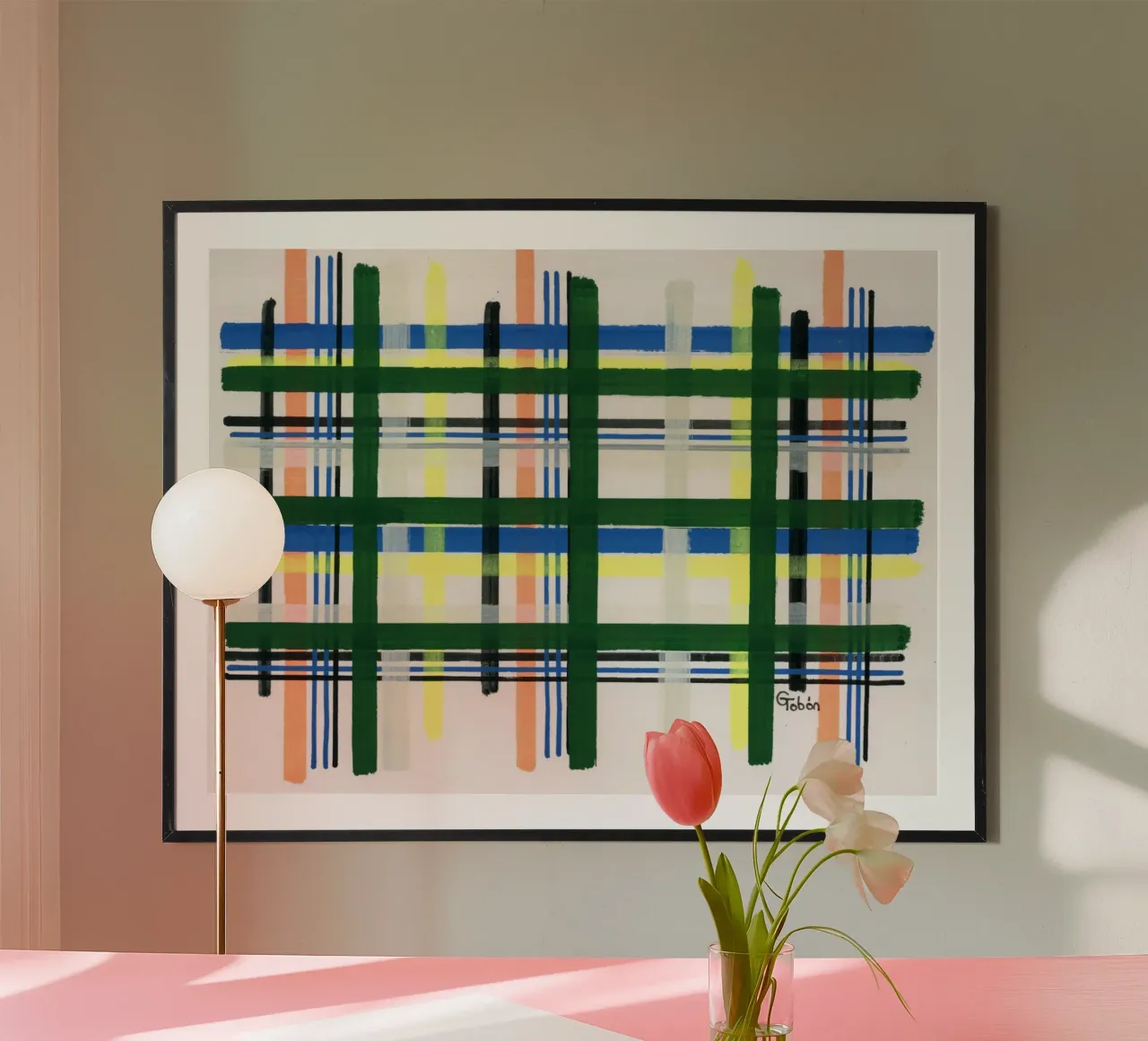 Strati poster con telaio in alluminio da gtobonart