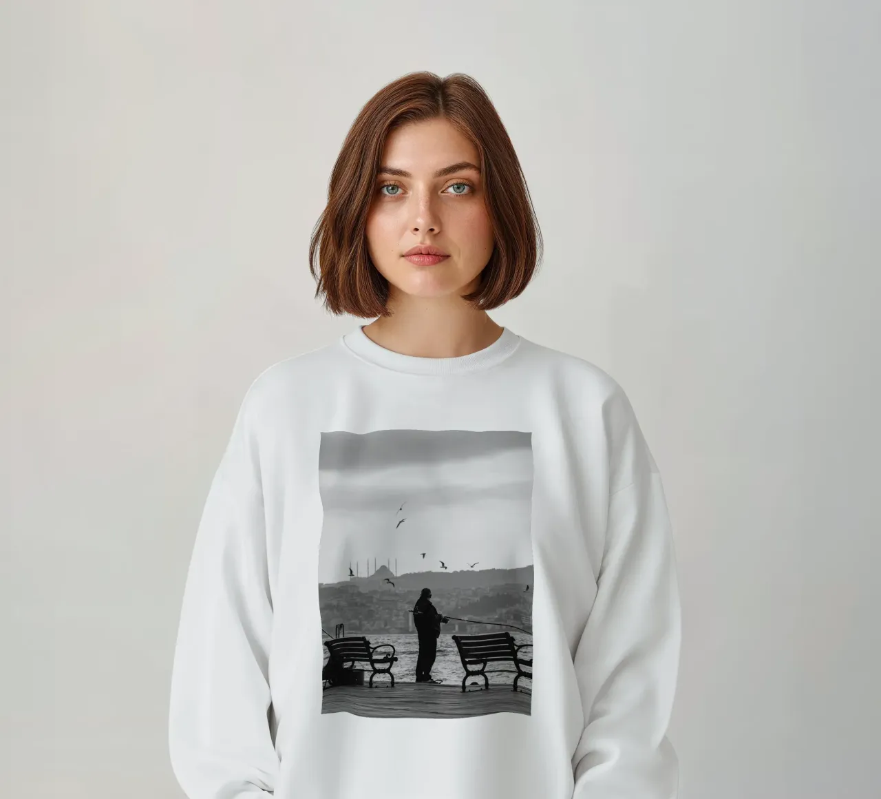 Pescatori a Instanbul, Turchia felpa da mbgraphx2