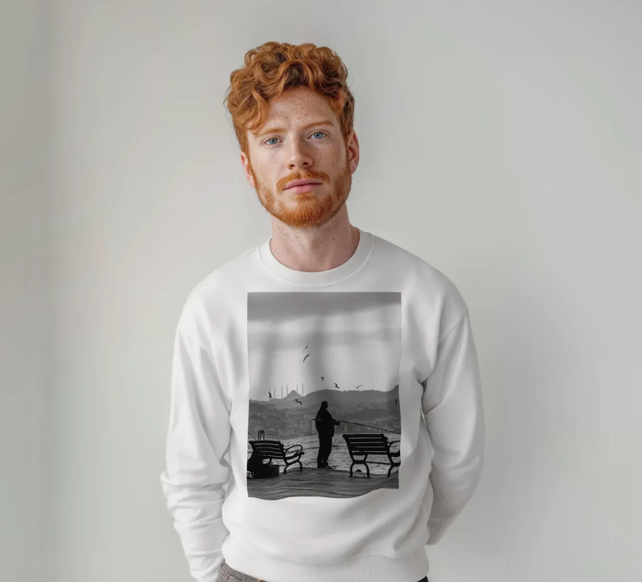 Pescatori a Instanbul, Turchia felpa da mbgraphx2