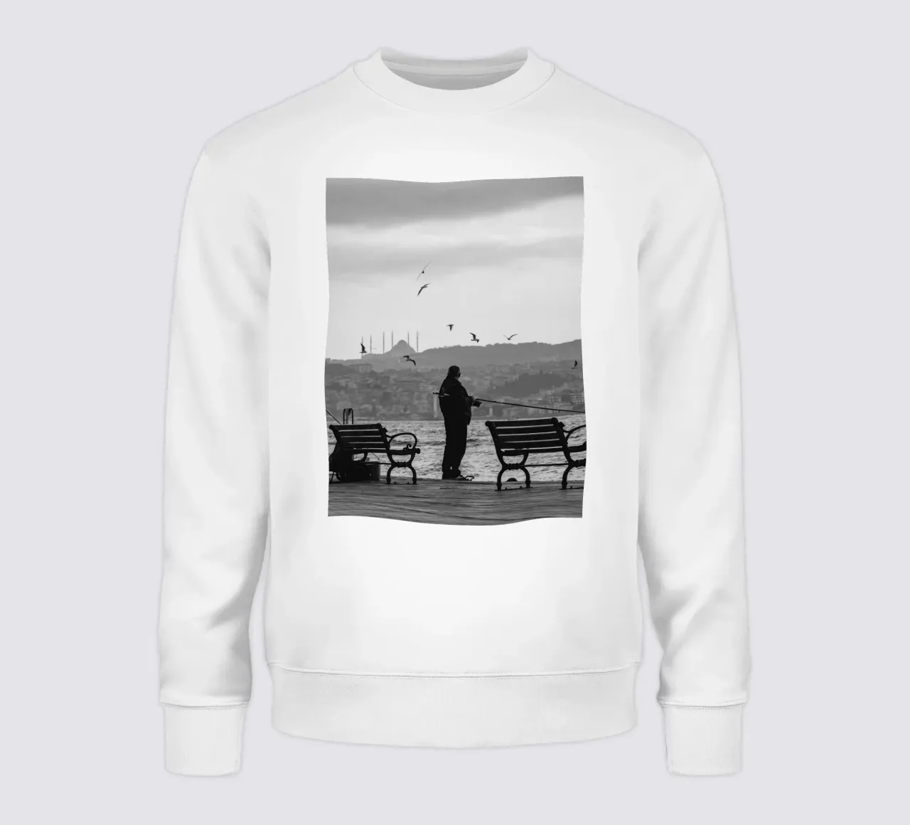 Pescatori a Instanbul, Turchia felpa da mbgraphx2