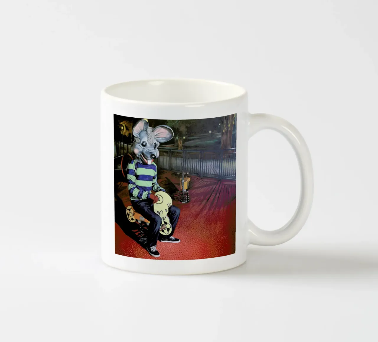Quand Le Chat tazza in ceramica da Jérôme Romain