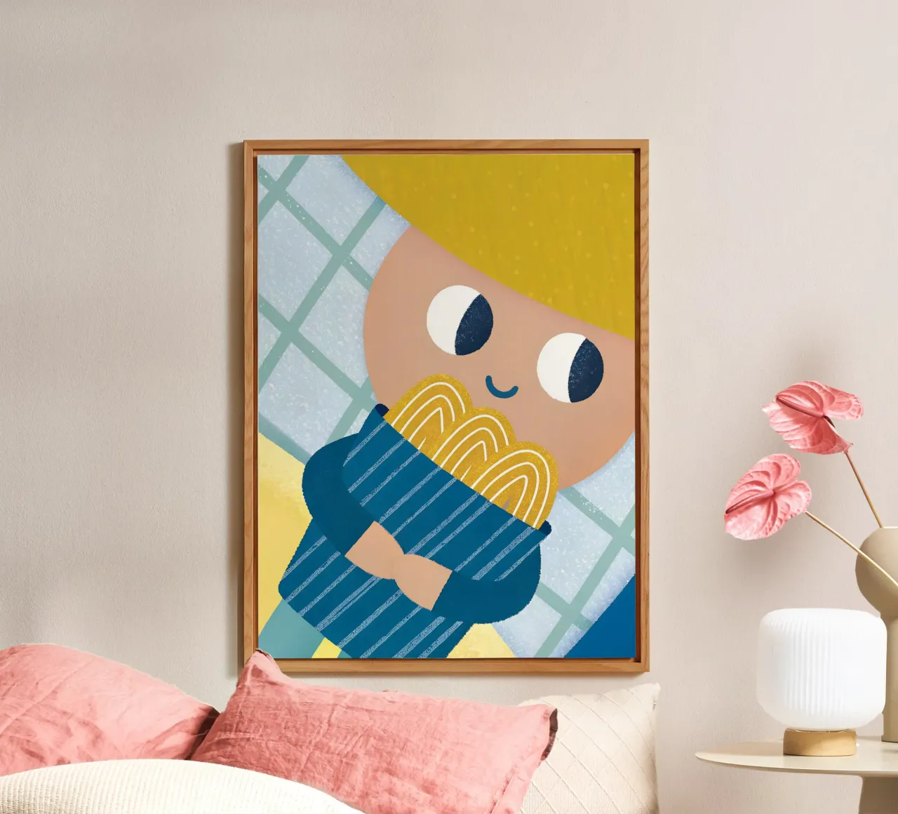Bambini con Churros alluminio dibond da LOYAL SHOP