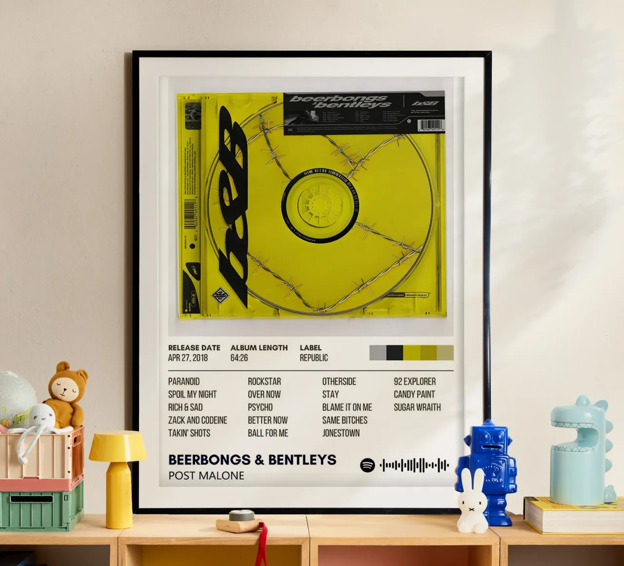 Post Malone Beerbongs and Bentleys poster da Roronoa7