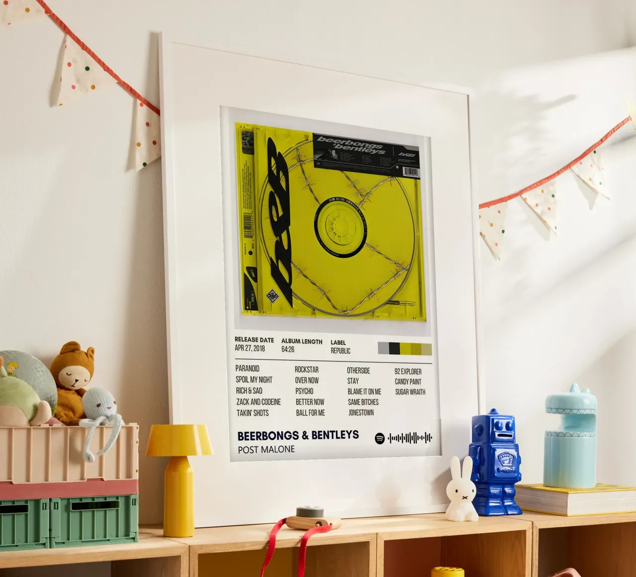Post Malone Beerbongs and Bentleys poster da Roronoa7