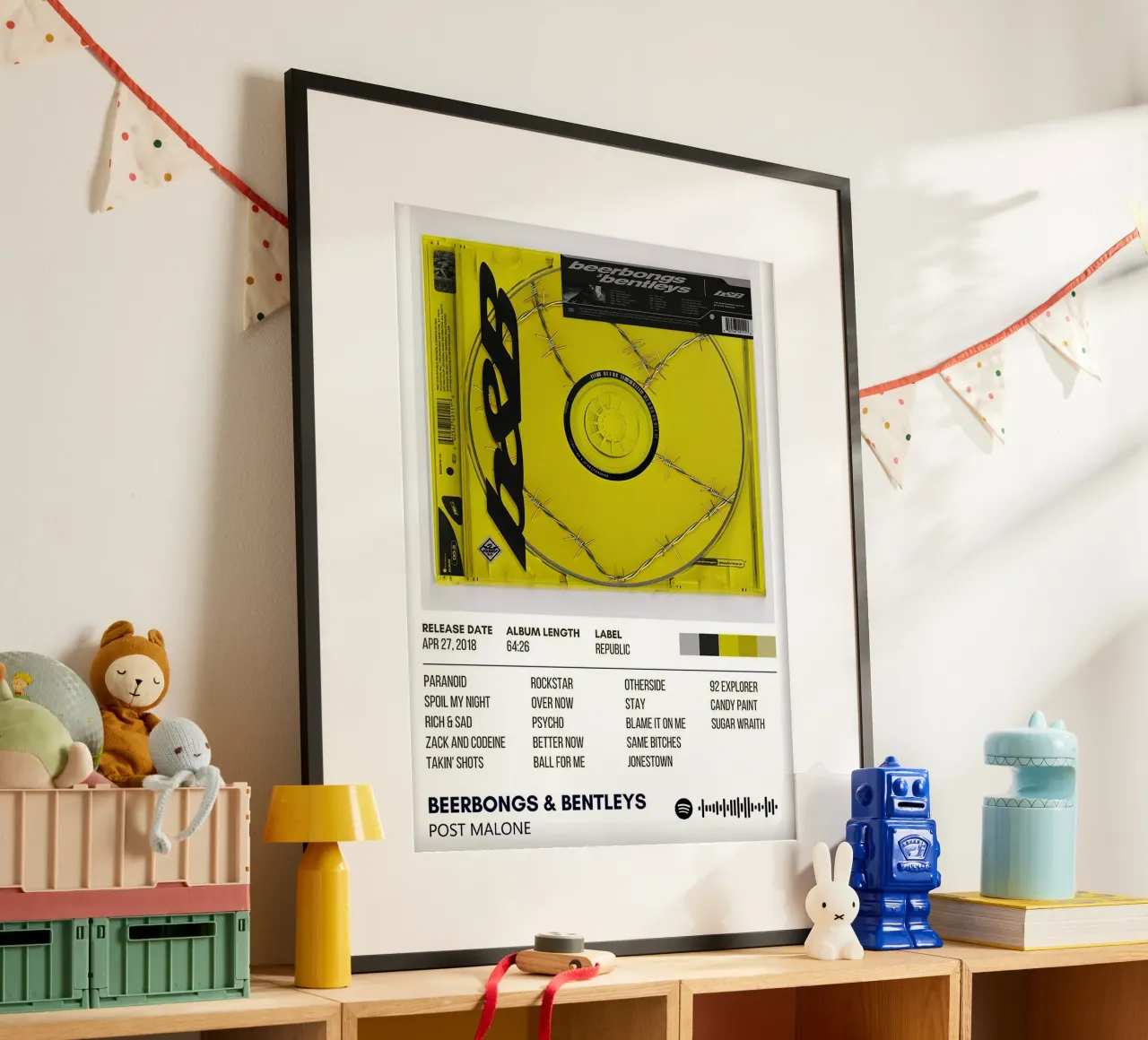 Post Malone Beerbongs and Bentleys poster da Roronoa7