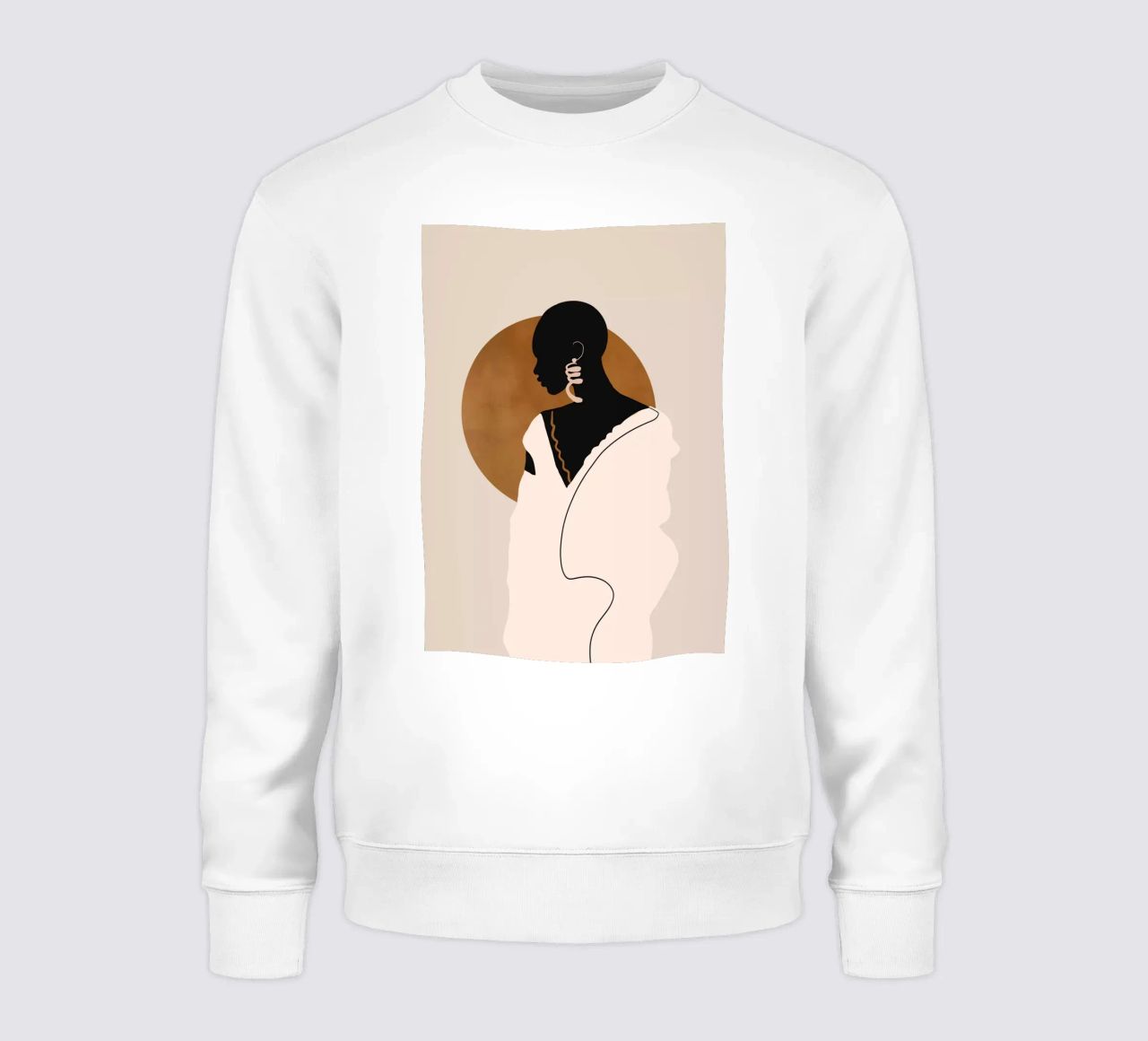 Arte astratta minimale Ragazza tropicale 6 felpa da ThingDesign