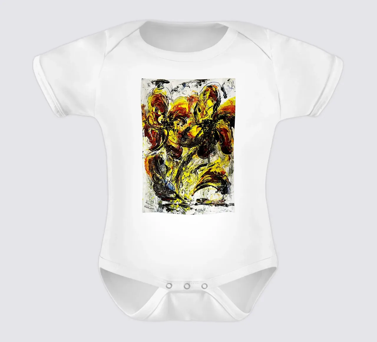 FIORI DANZANTI. body neonato maniche corte da Little treasures for your home