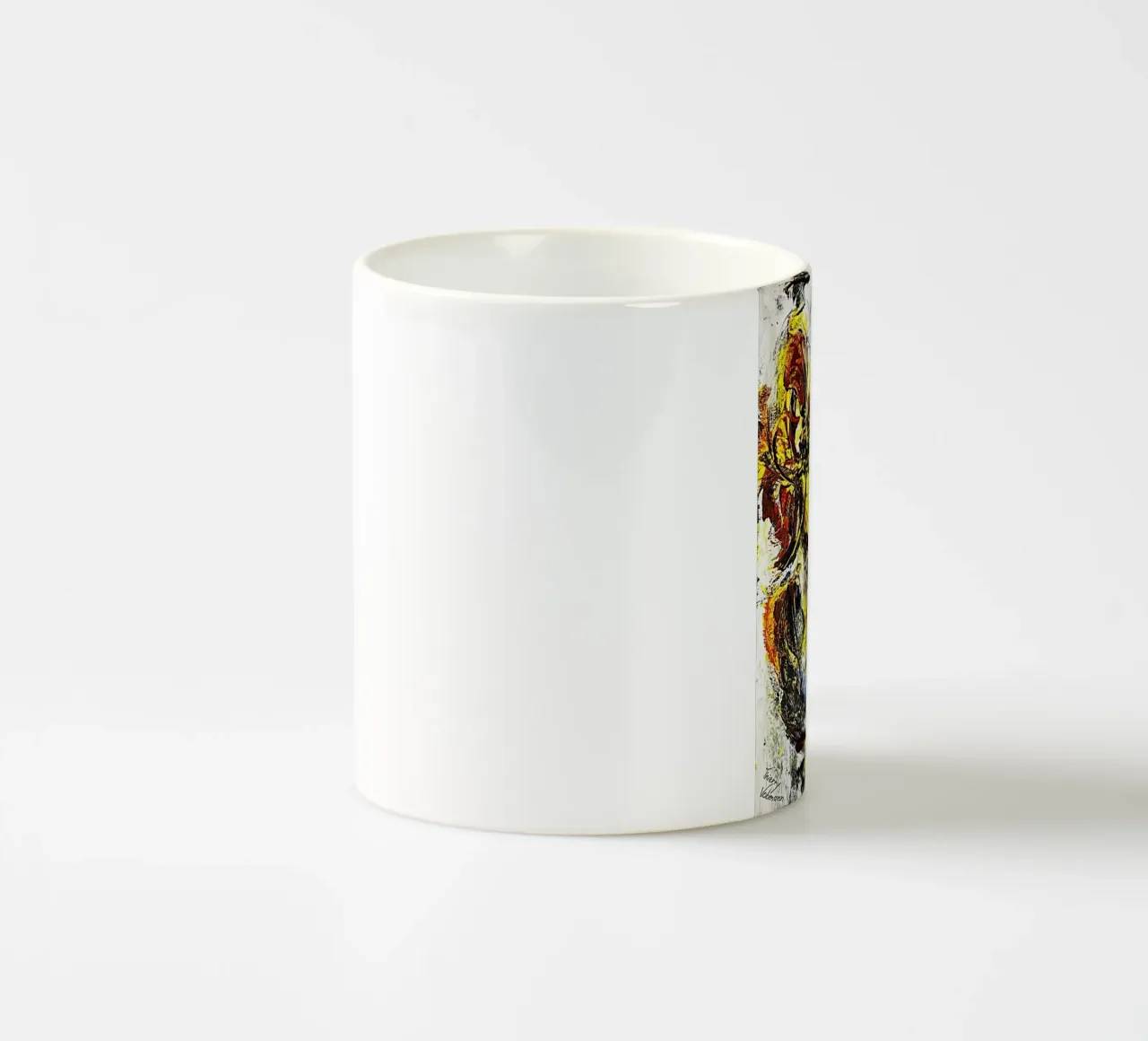FIORI DANZANTI. tazza in ceramica da Little treasures for your home