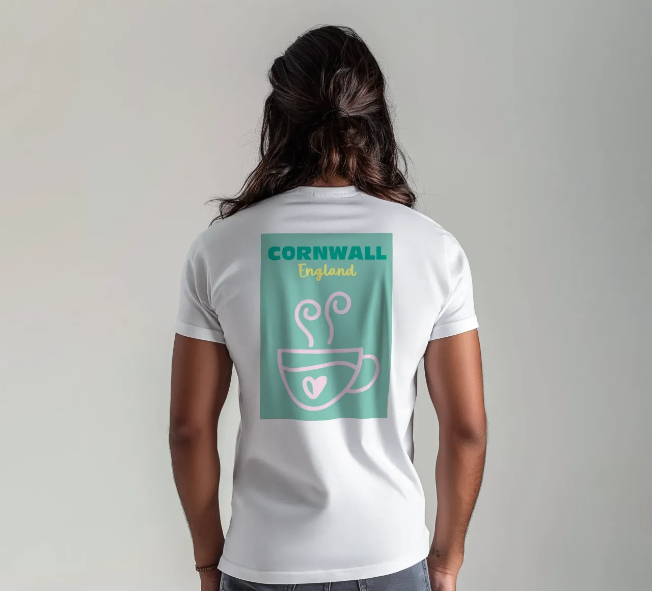 Cornovaglia, Inghilterra t-shirt da Colorful Homes