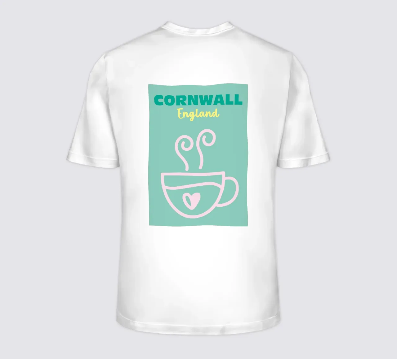 Cornovaglia, Inghilterra t-shirt da Colorful Homes