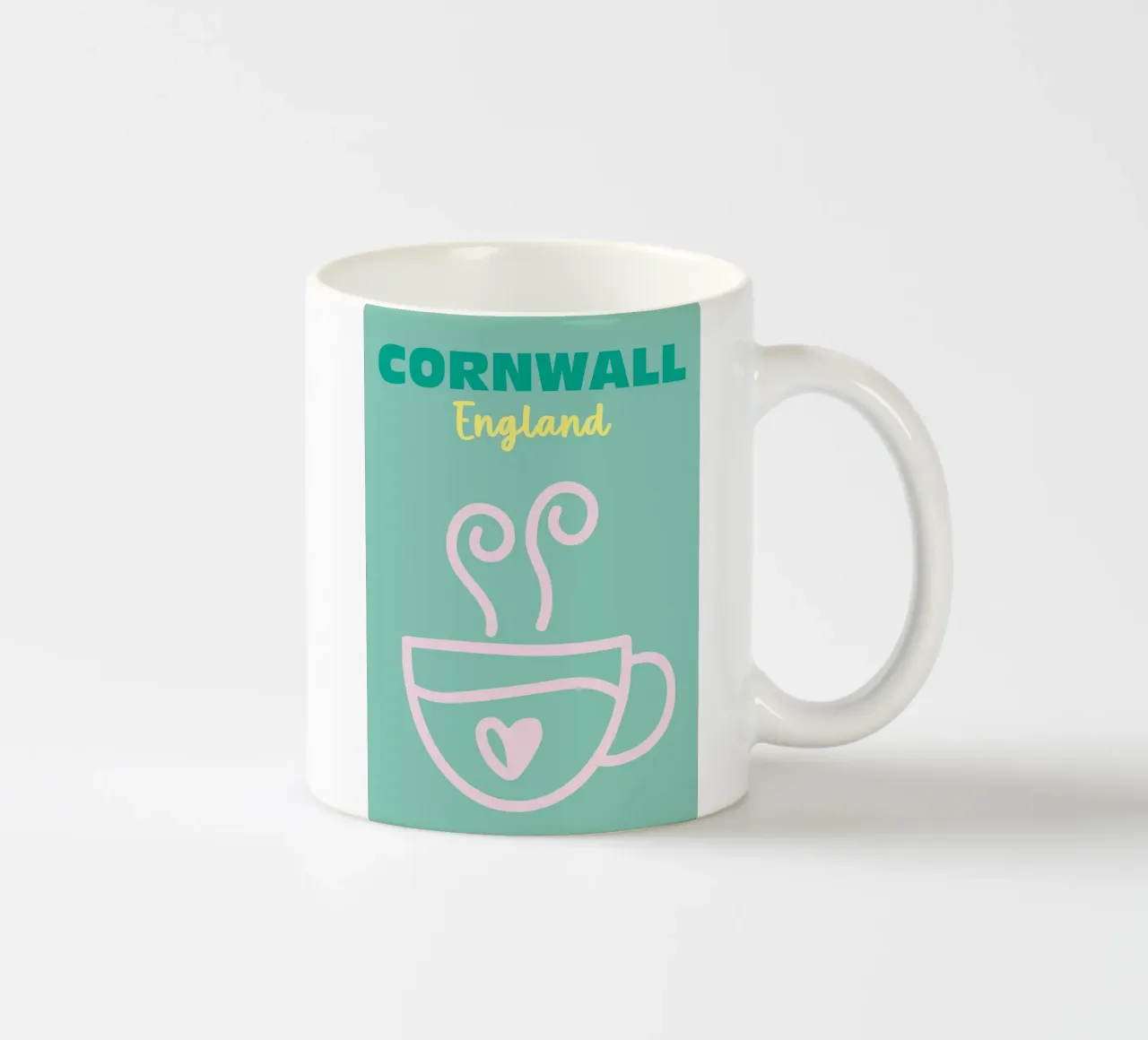 Cornovaglia, Inghilterra tazza in ceramica da Colorful Homes
