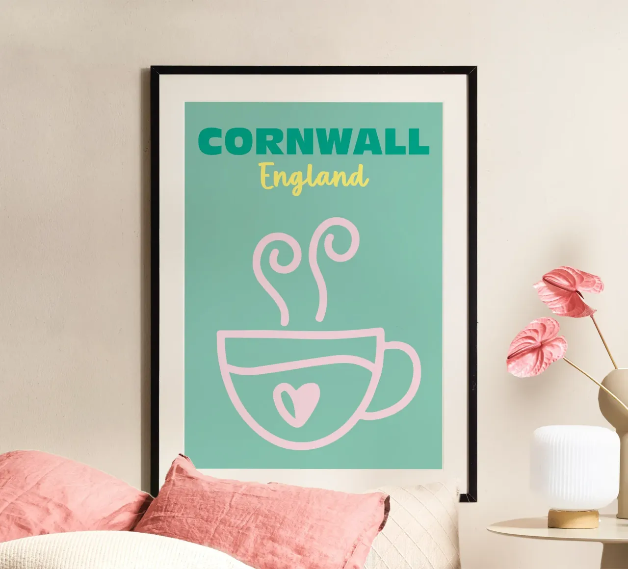 Cornovaglia, Inghilterra carta hahnemühle da Colorful Homes