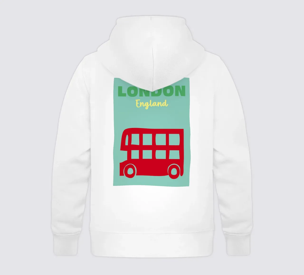 Londra, Inghilterra felpa bambino con cappuccio da Colorful Homes