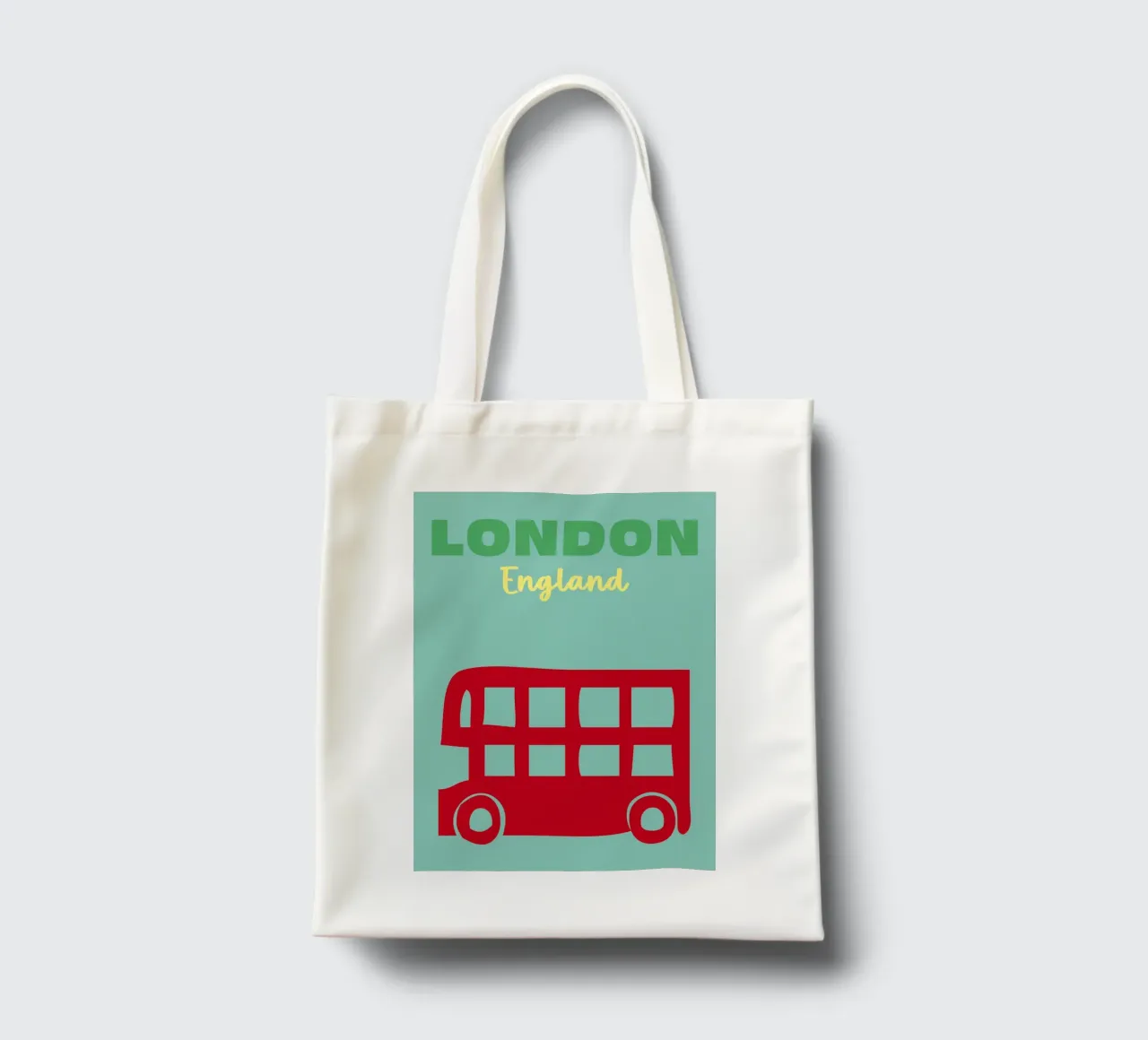 Londra, Inghilterra borsa in juta da Colorful Homes