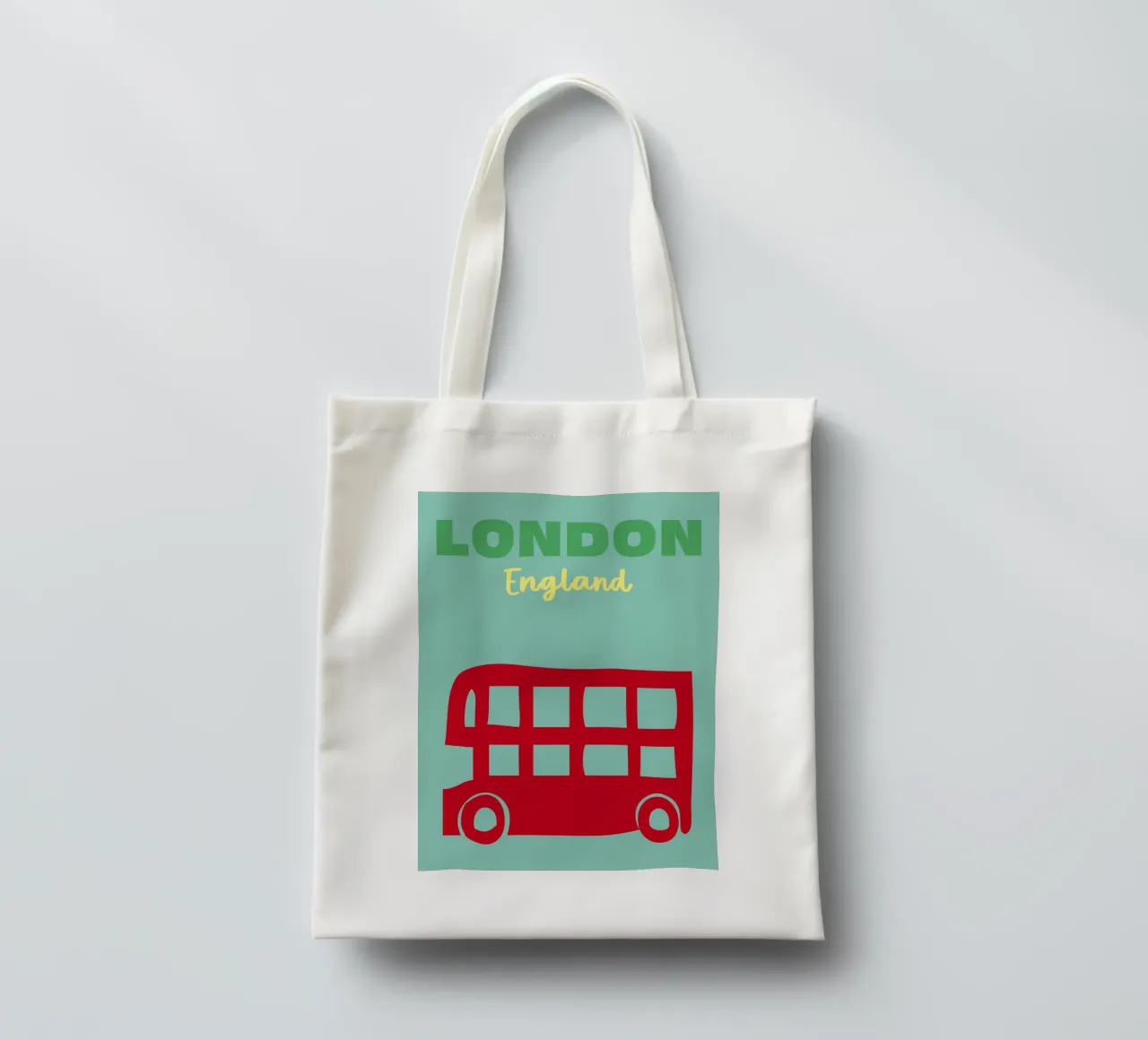 Londra, Inghilterra borsa in juta da Colorful Homes