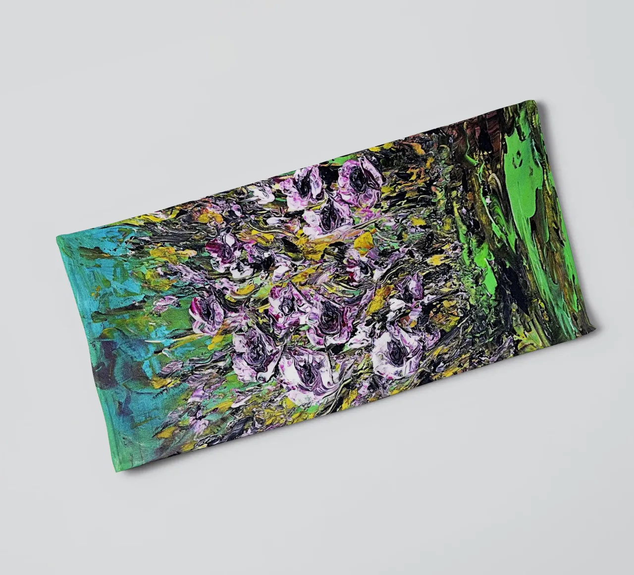 FIORI IN RIVA AL FIUME. asciugamano da bagno da Little treasures for your home