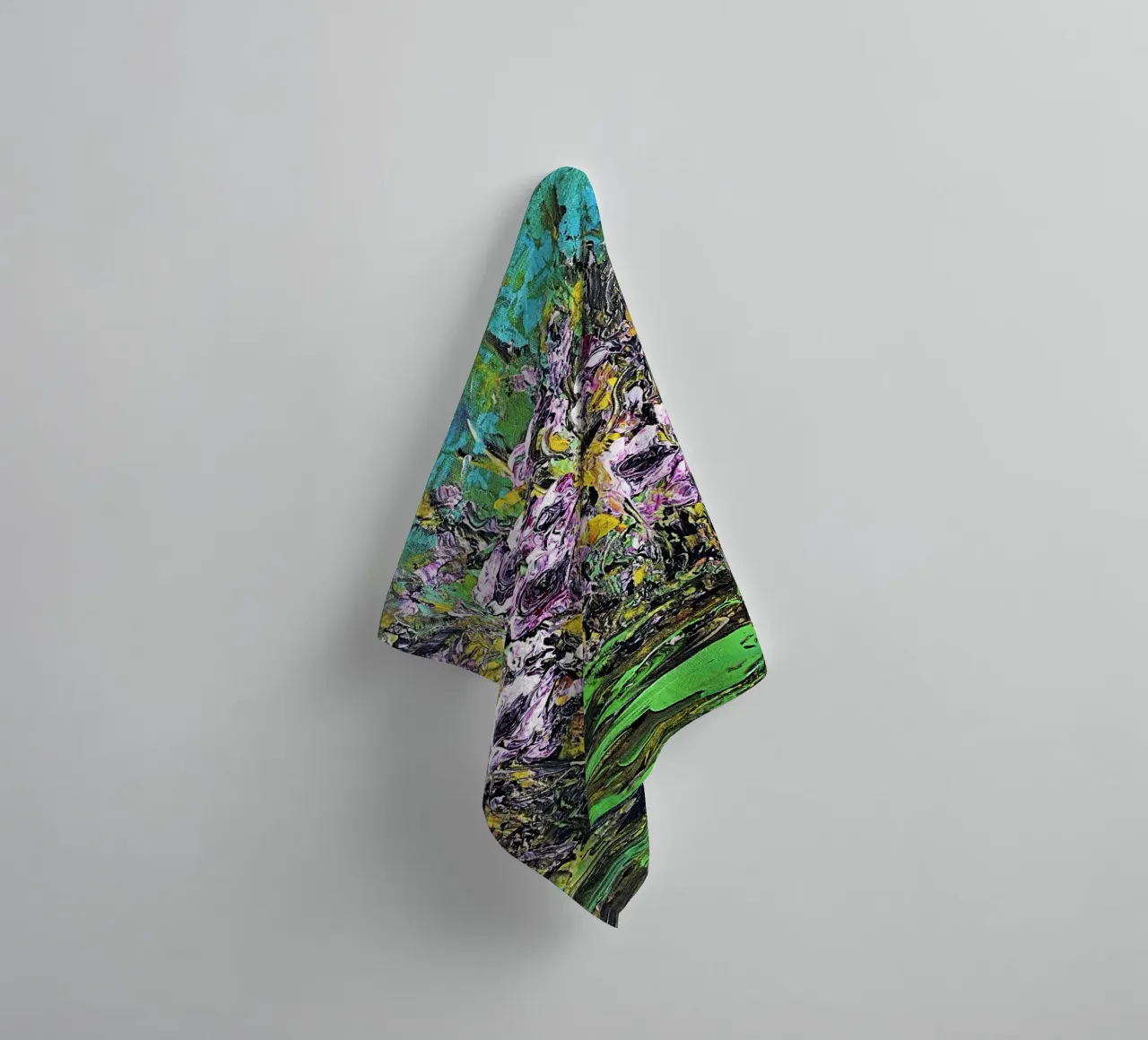 FIORI IN RIVA AL FIUME. asciugamano da bagno da Little treasures for your home
