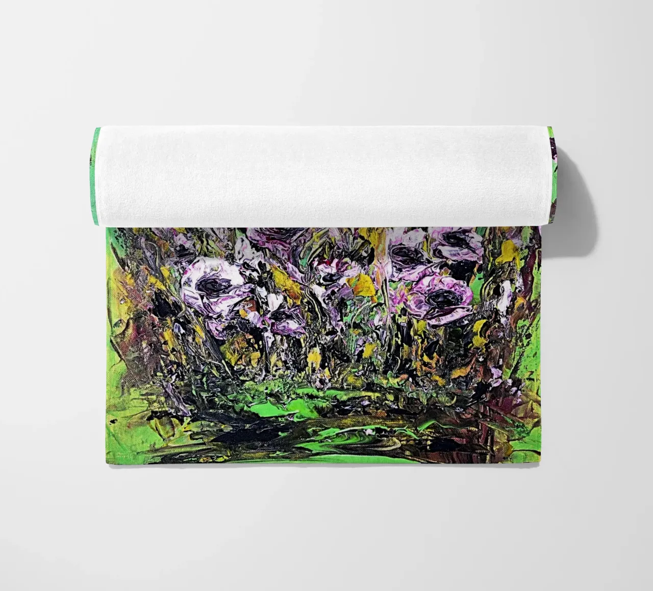 FIORI IN RIVA AL FIUME. telo mare da Little treasures for your home