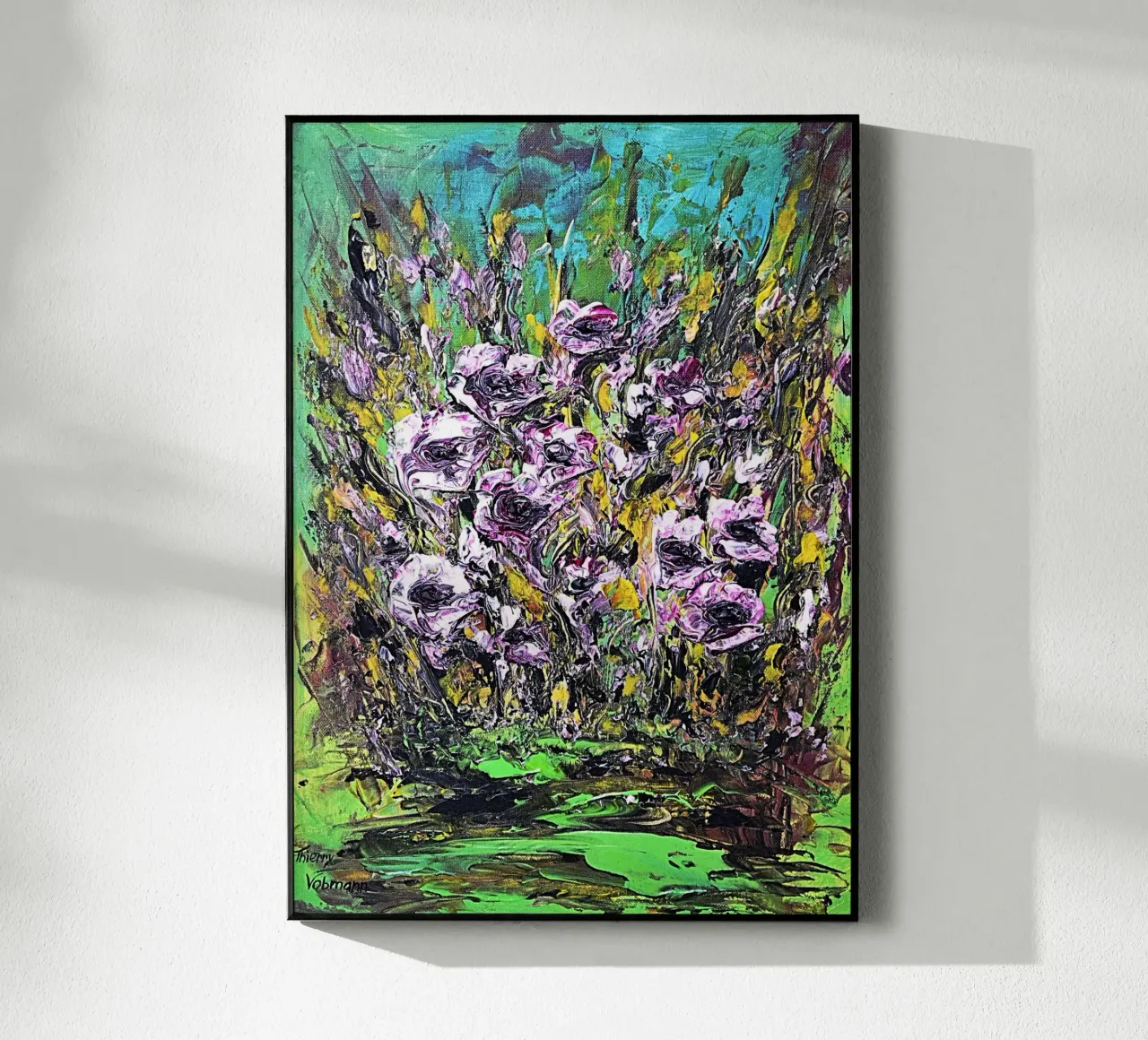 FIORI IN RIVA AL FIUME. plexiglass da Little treasures for your home