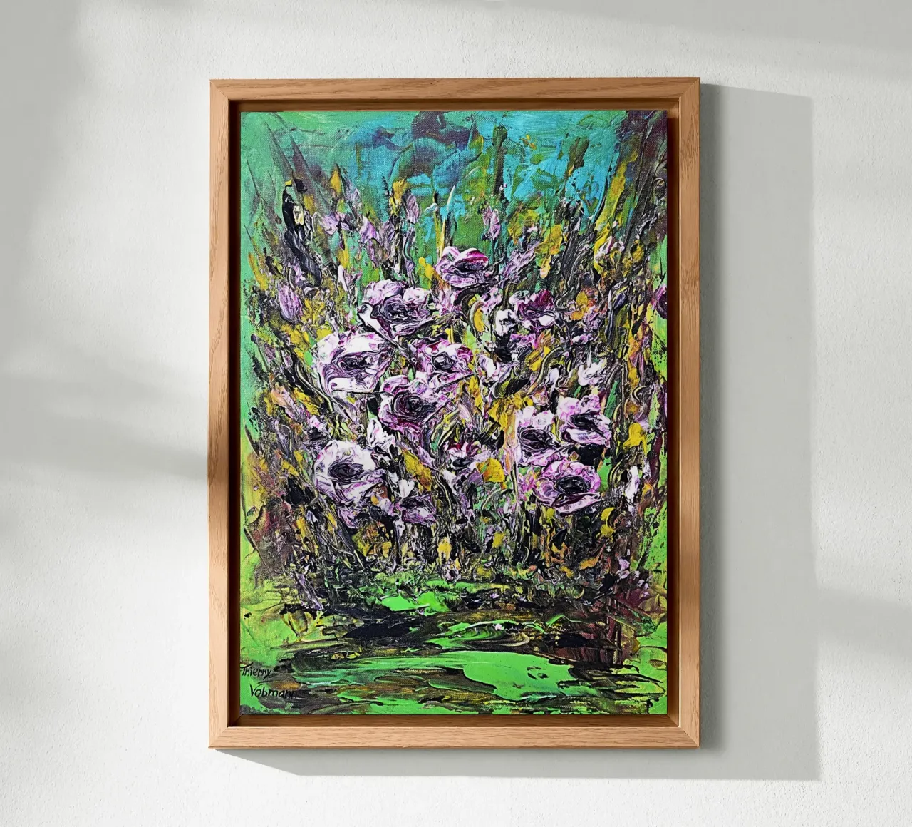 FIORI IN RIVA AL FIUME. alluminio dibond da Little treasures for your home