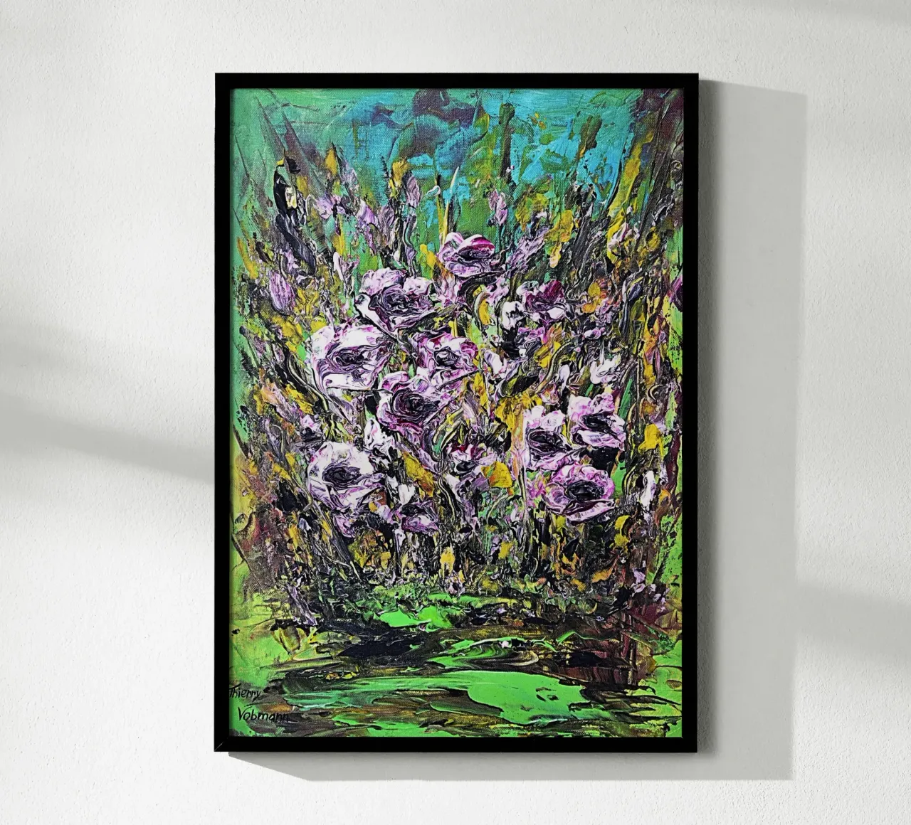 FIORI IN RIVA AL FIUME. poster da Little treasures for your home