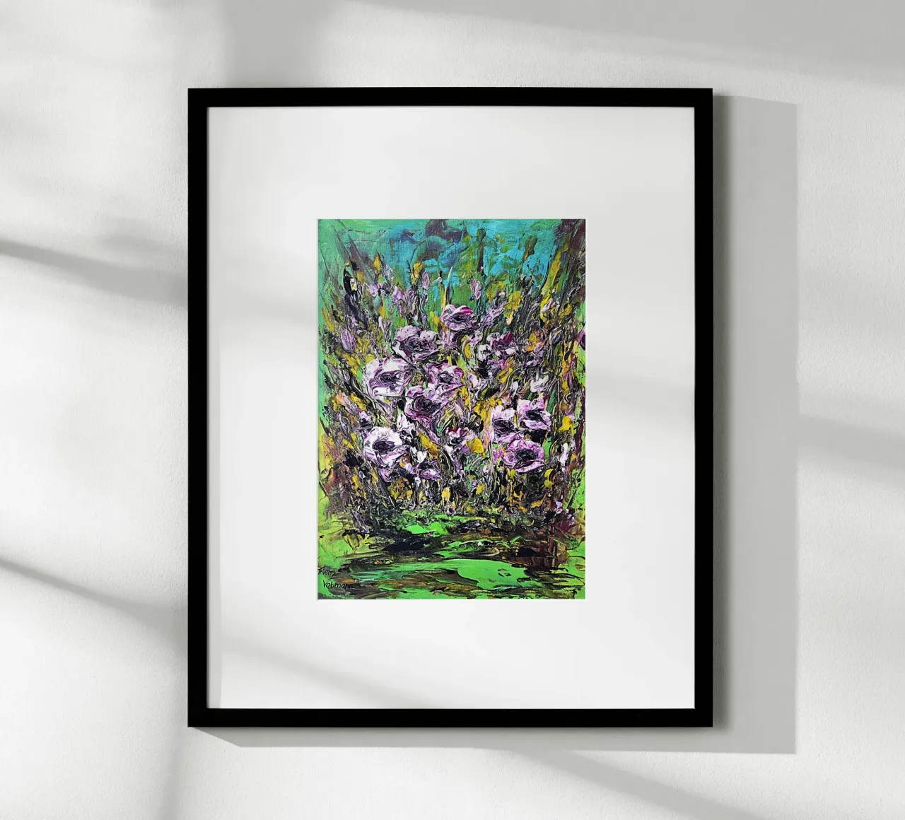 FIORI IN RIVA AL FIUME. poster da Little treasures for your home
