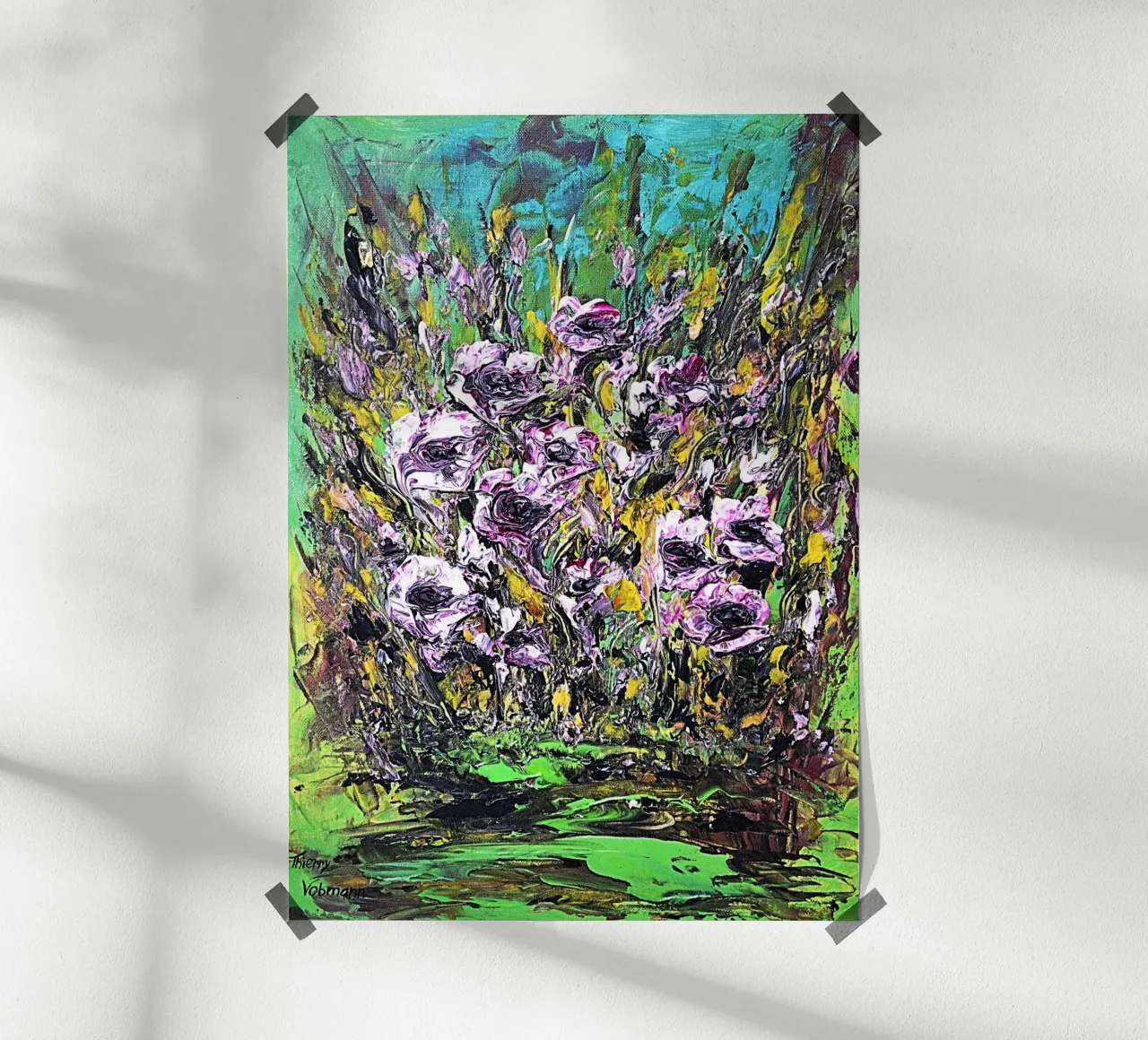 FIORI IN RIVA AL FIUME. poster da Little treasures for your home