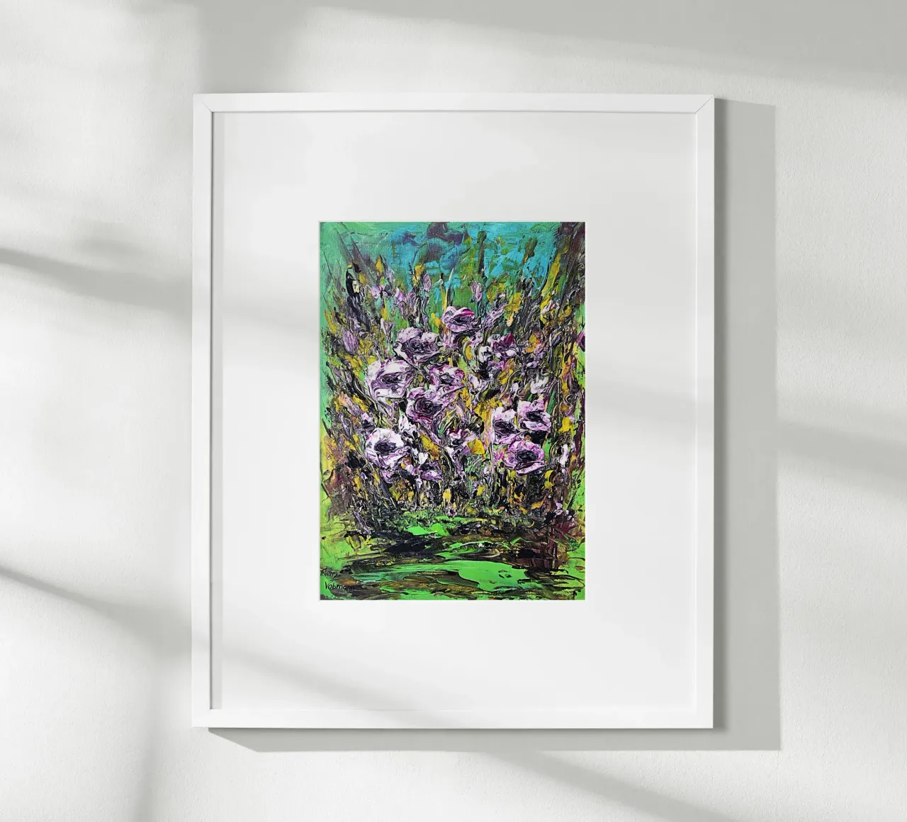 FIORI IN RIVA AL FIUME. poster da Little treasures for your home