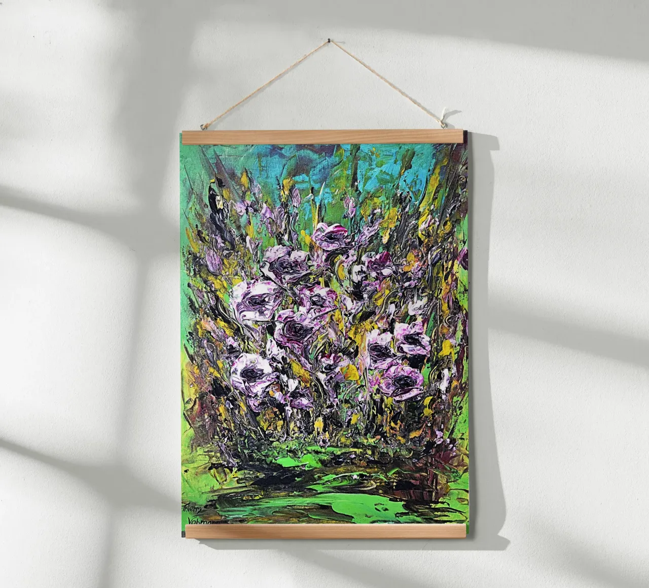 FIORI IN RIVA AL FIUME. poster da Little treasures for your home