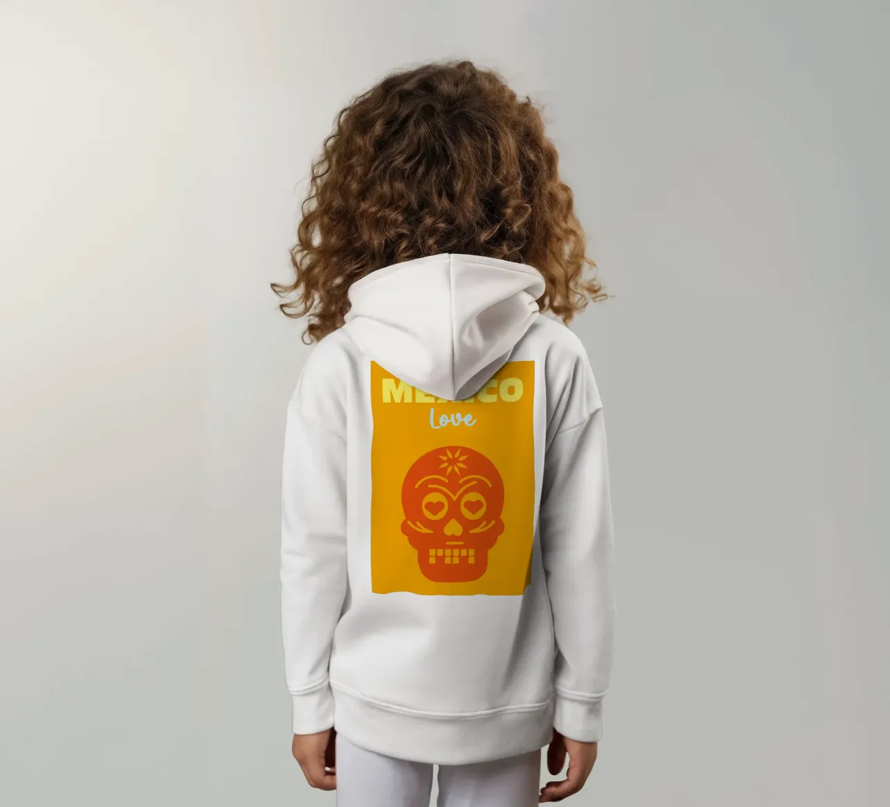 Amore in Messico felpa bambino con cappuccio da Colorful Homes