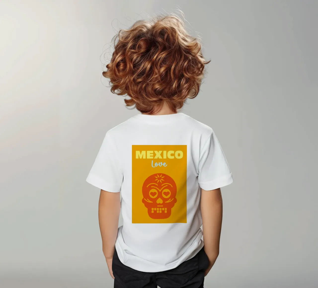 Amore in Messico t-shirt bambini da Colorful Homes