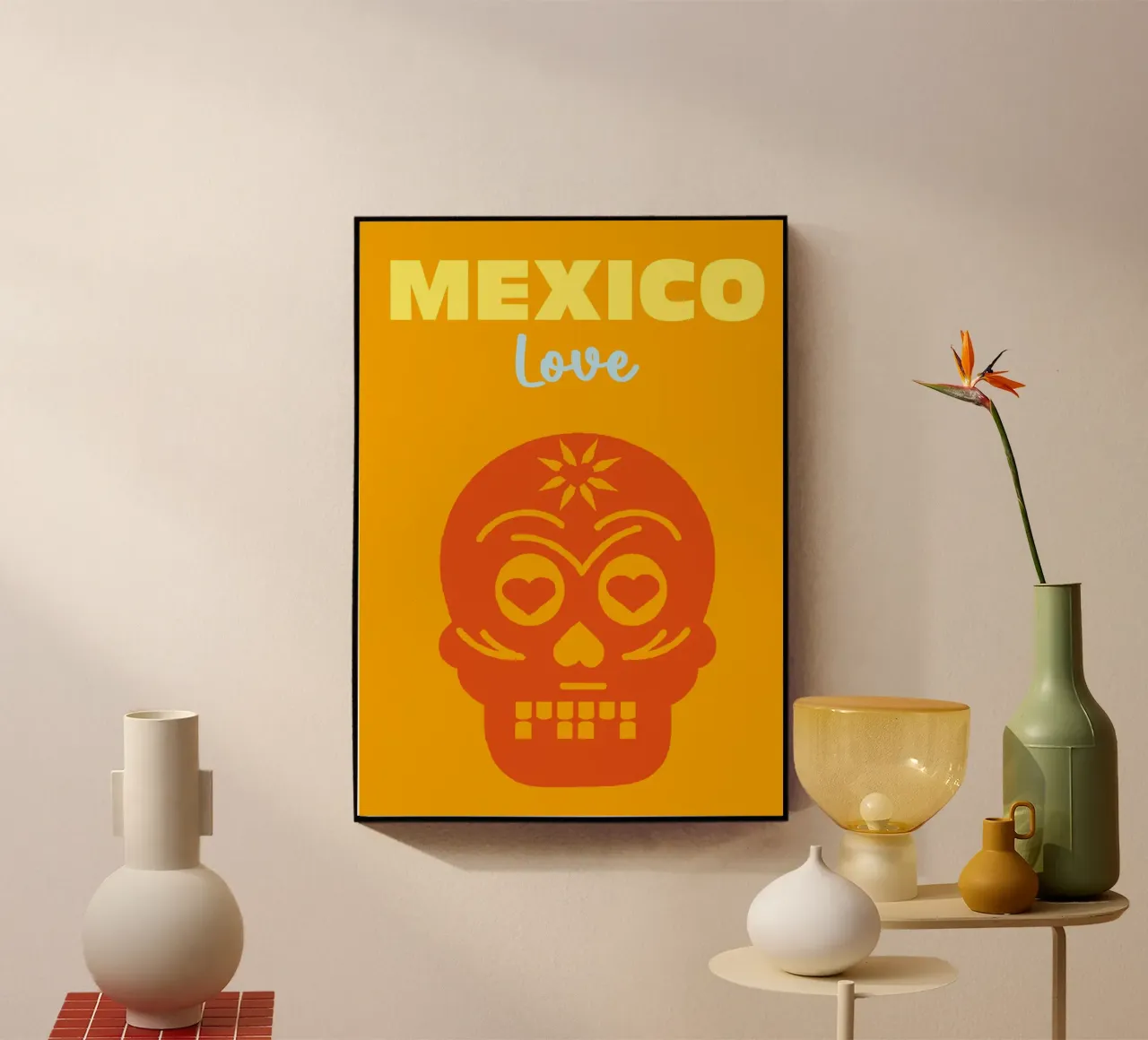 Amore in Messico plexiglass da Colorful Homes