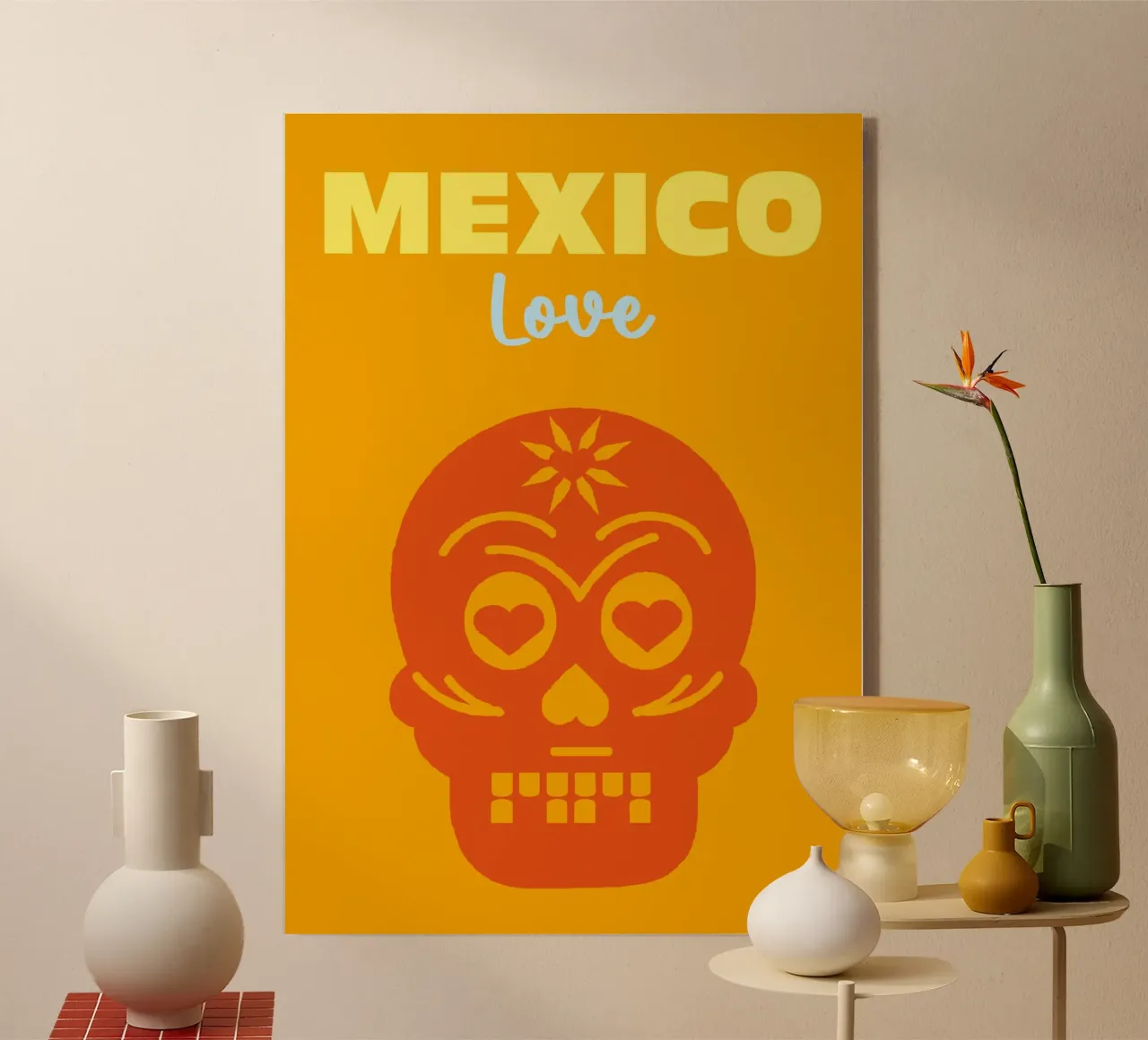 Amore in Messico plexiglass da Colorful Homes