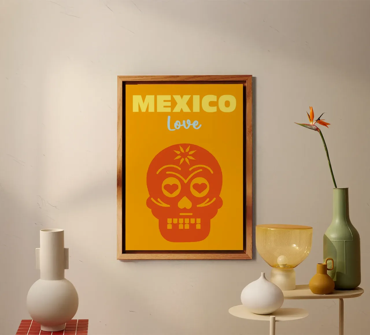 Amore in Messico alluminio dibond da Colorful Homes