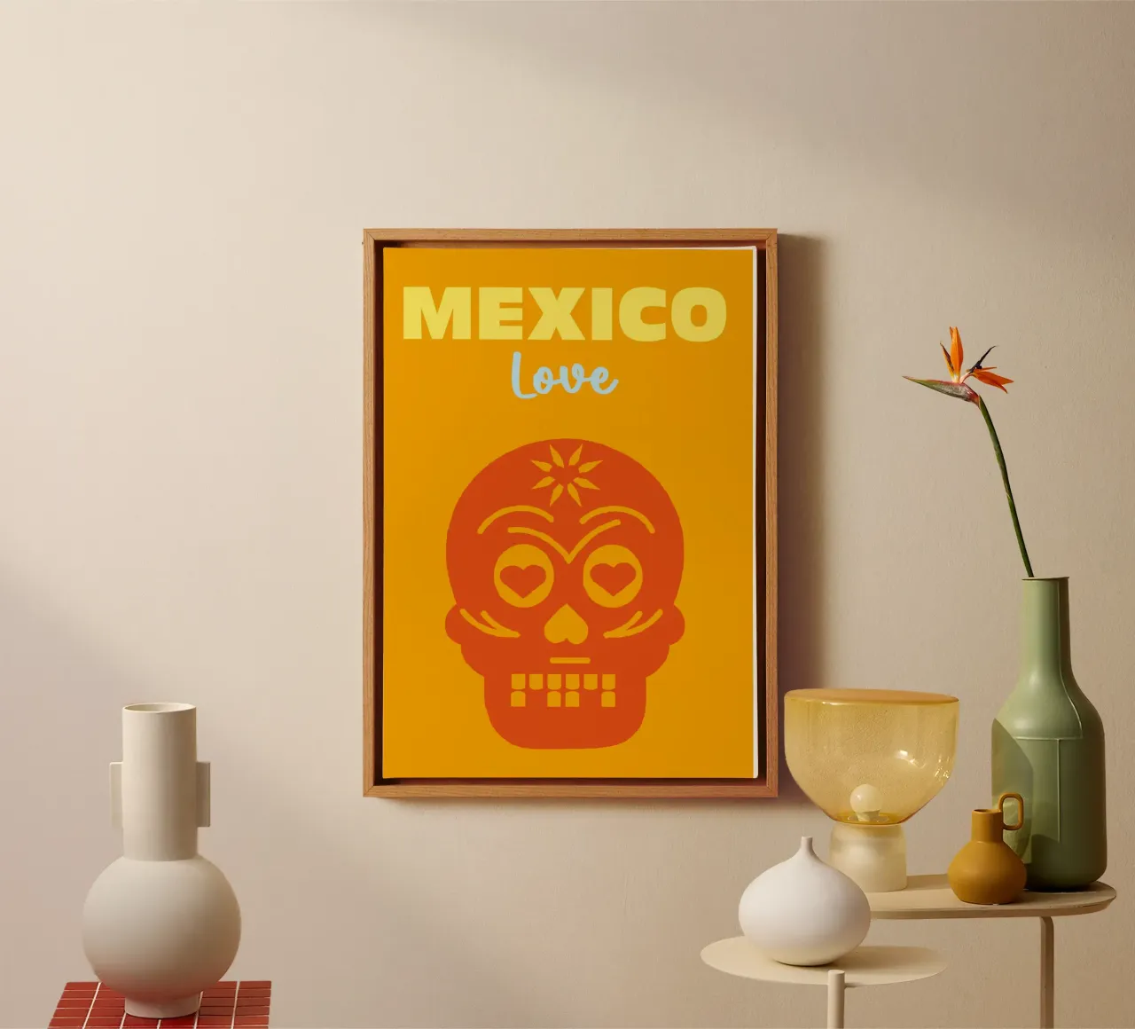 Amore in Messico tela da Colorful Homes