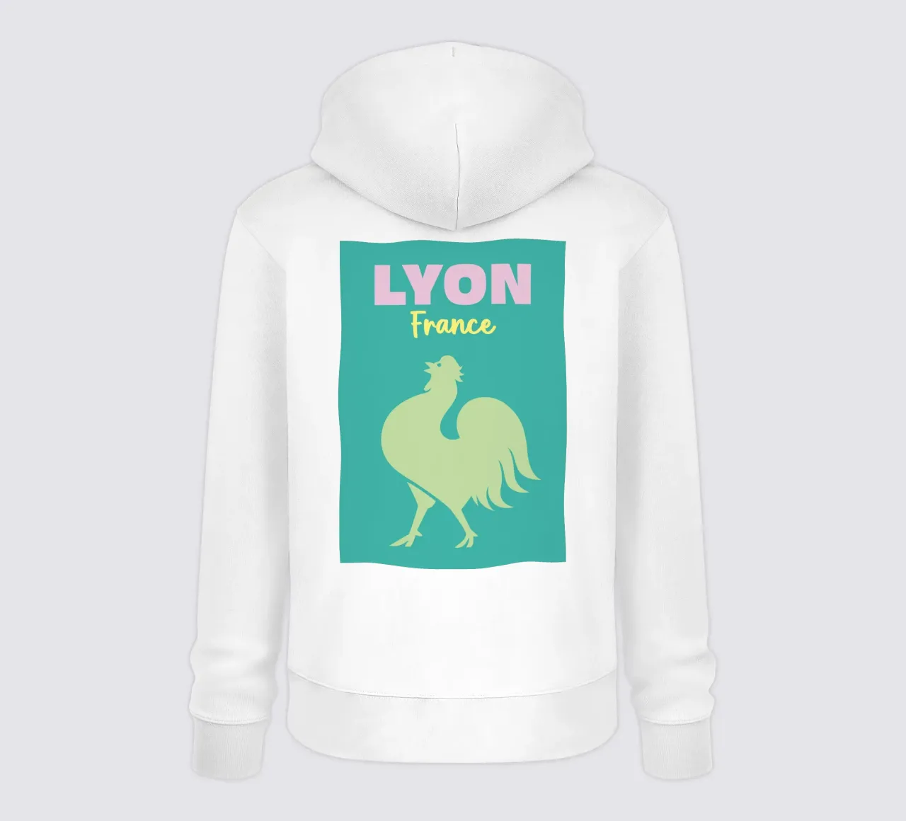 Lione, Francia felpa con cappuccio da Colorful Homes