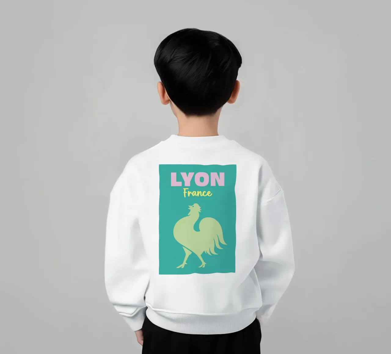Lione, Francia felpa bambino da Colorful Homes