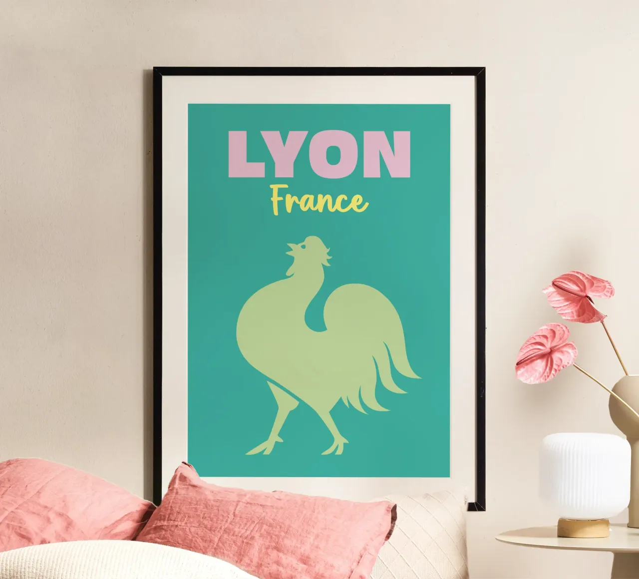 Lione, Francia carta hahnemühle da Colorful Homes
