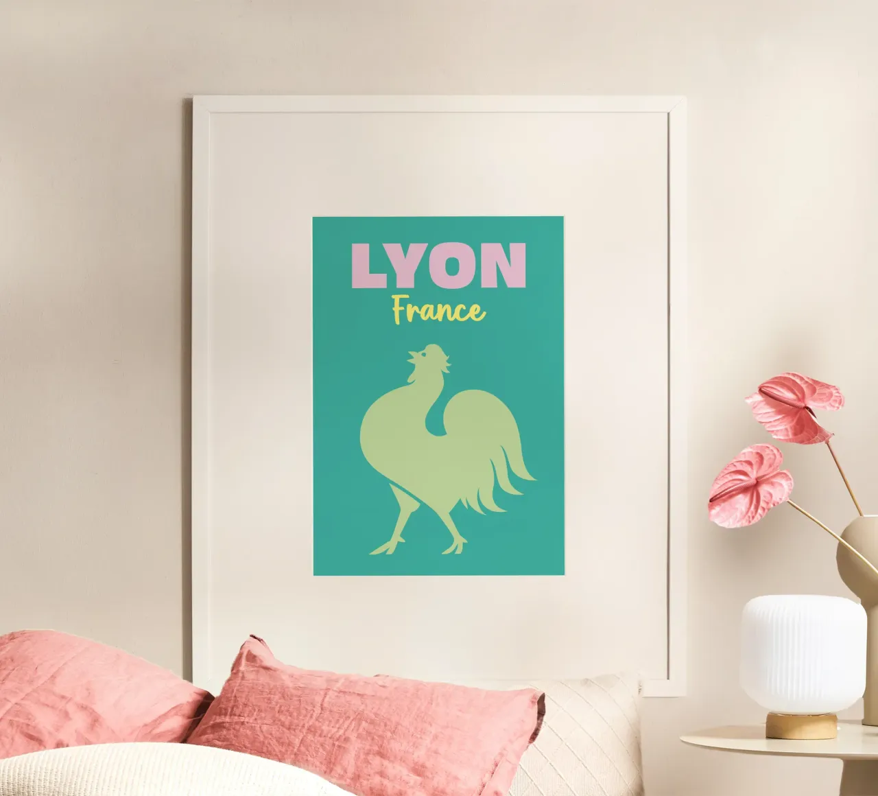 Lione, Francia carta hahnemühle da Colorful Homes