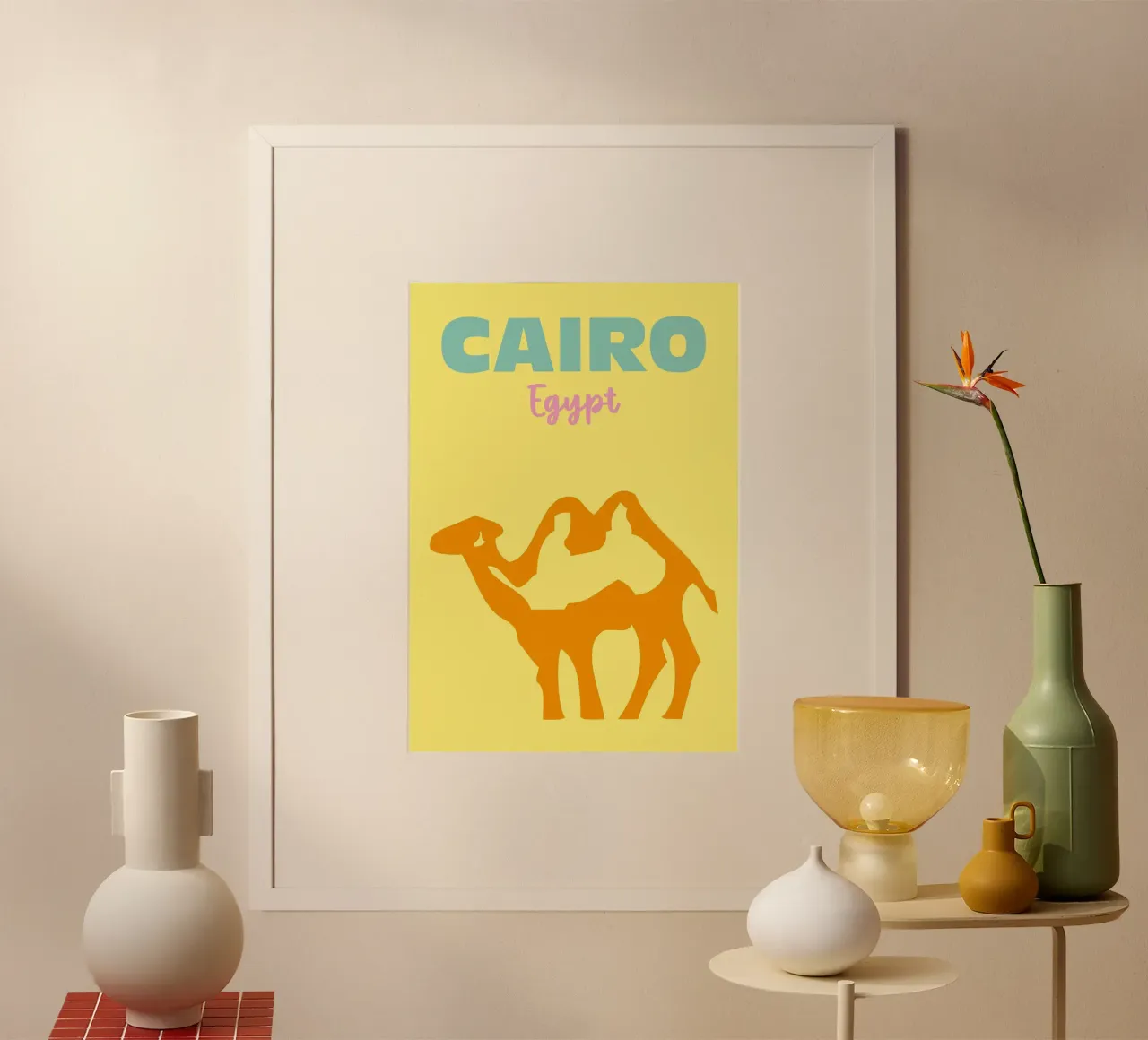 Il Cairo, Egitto carta hahnemühle da Colorful Homes
