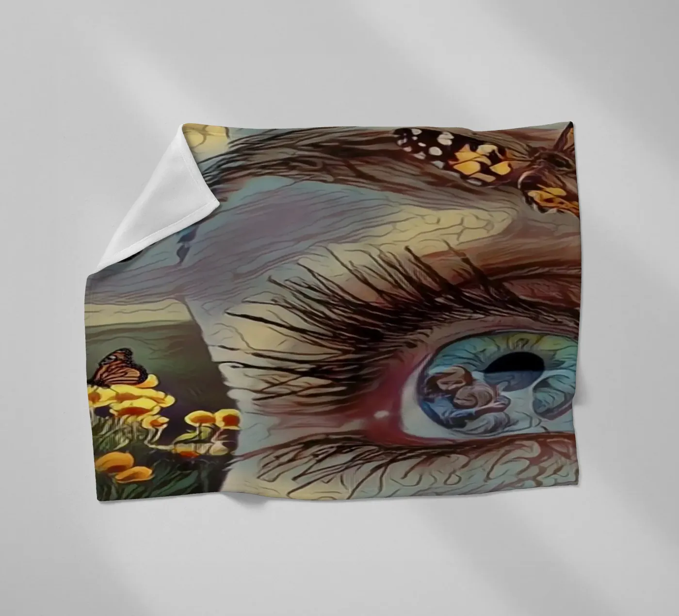 Nostalgie Fleecedecke von The Crows Perspective