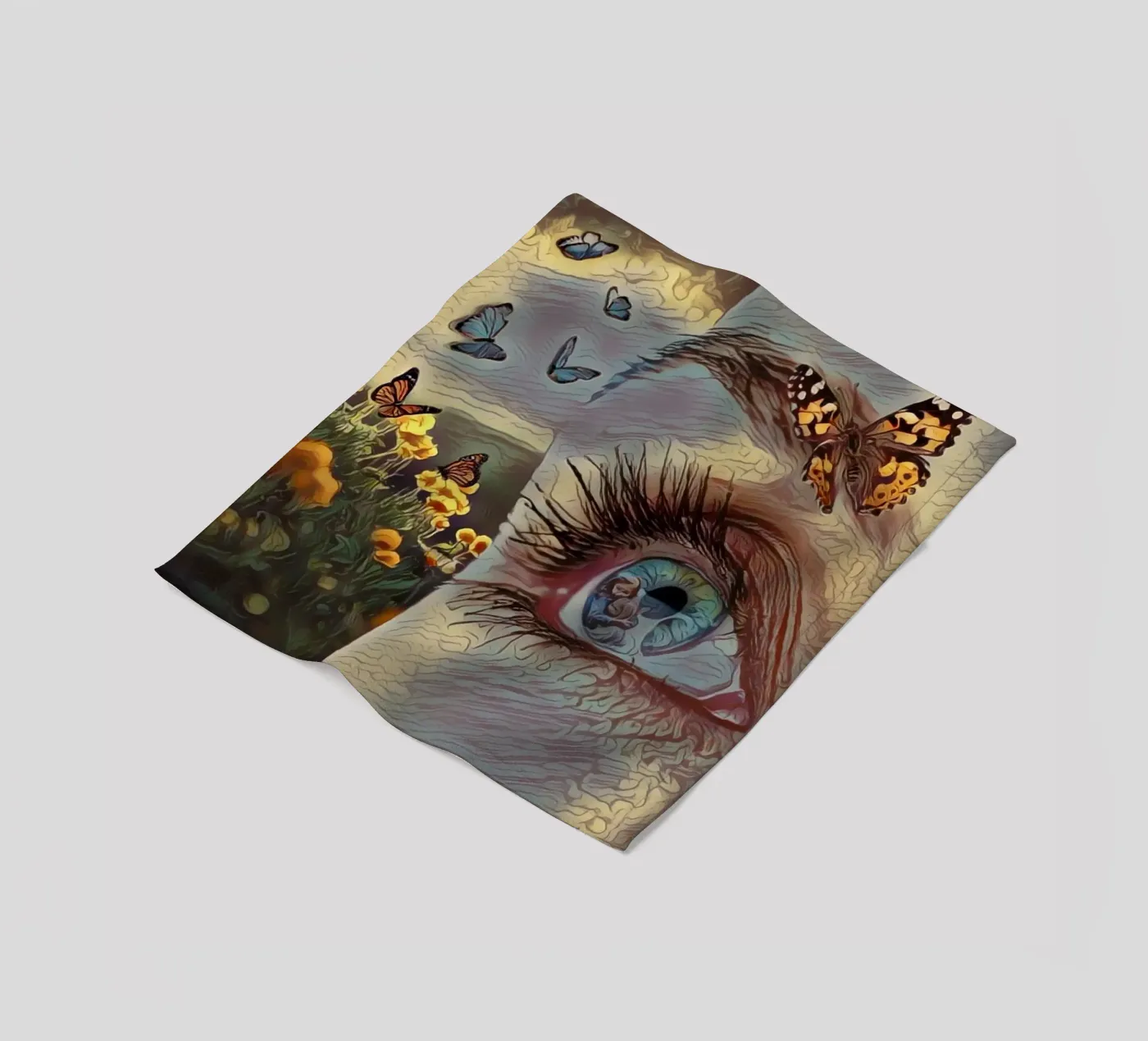 Nostalgie Fleecedecke von The Crows Perspective