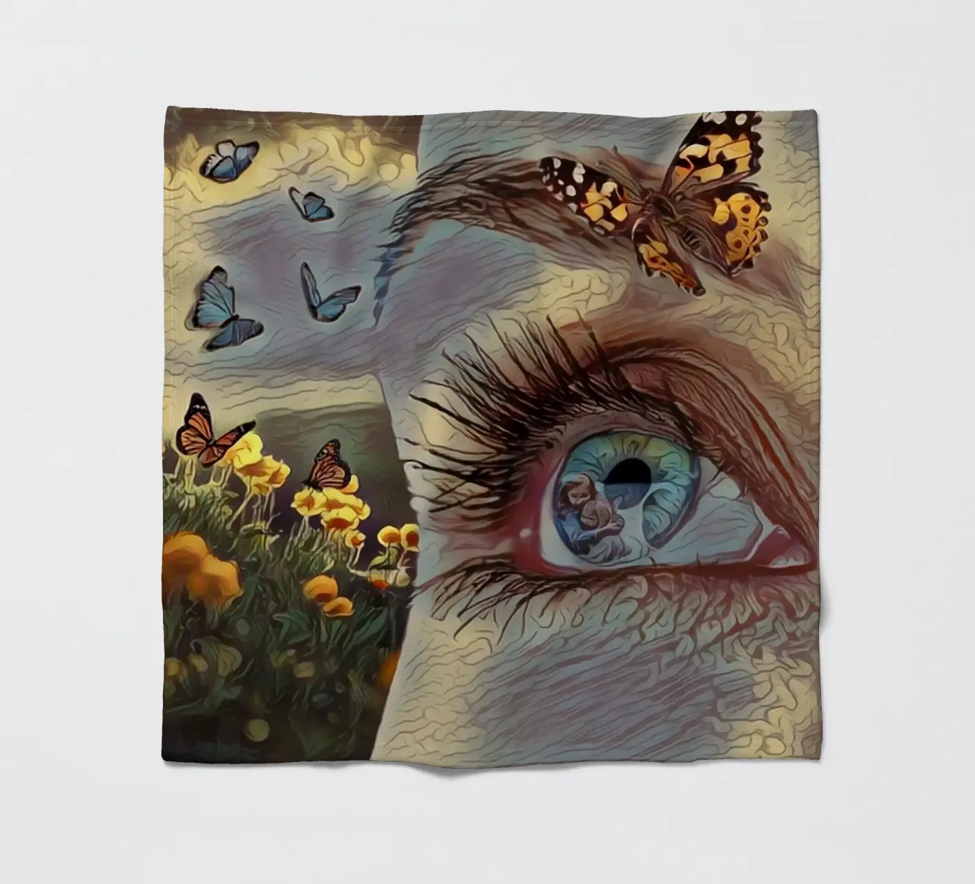 Nostalgie Fleecedecke von The Crows Perspective